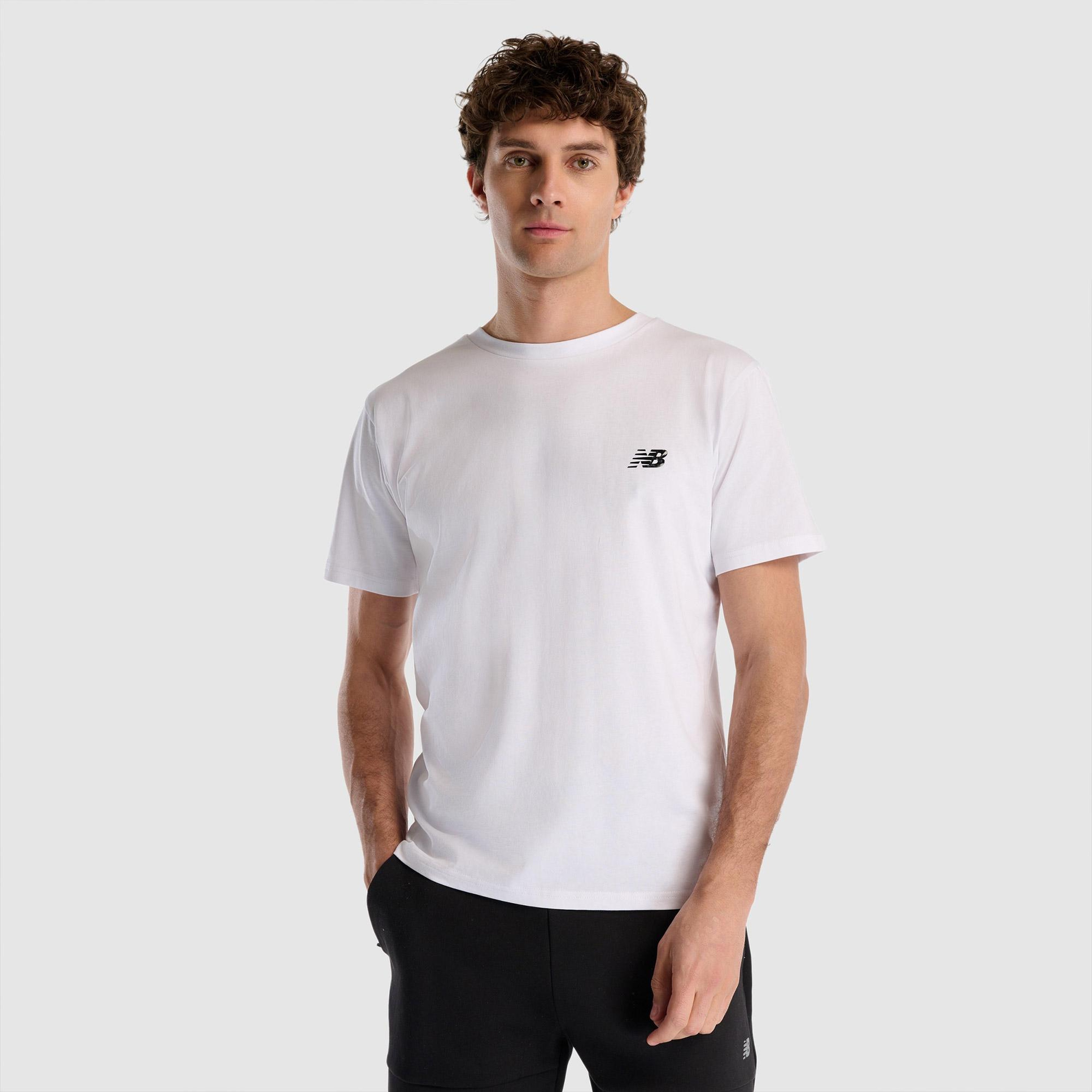New Balance MNT1537 Lifestyle Erkek Beyaz T-Shirt