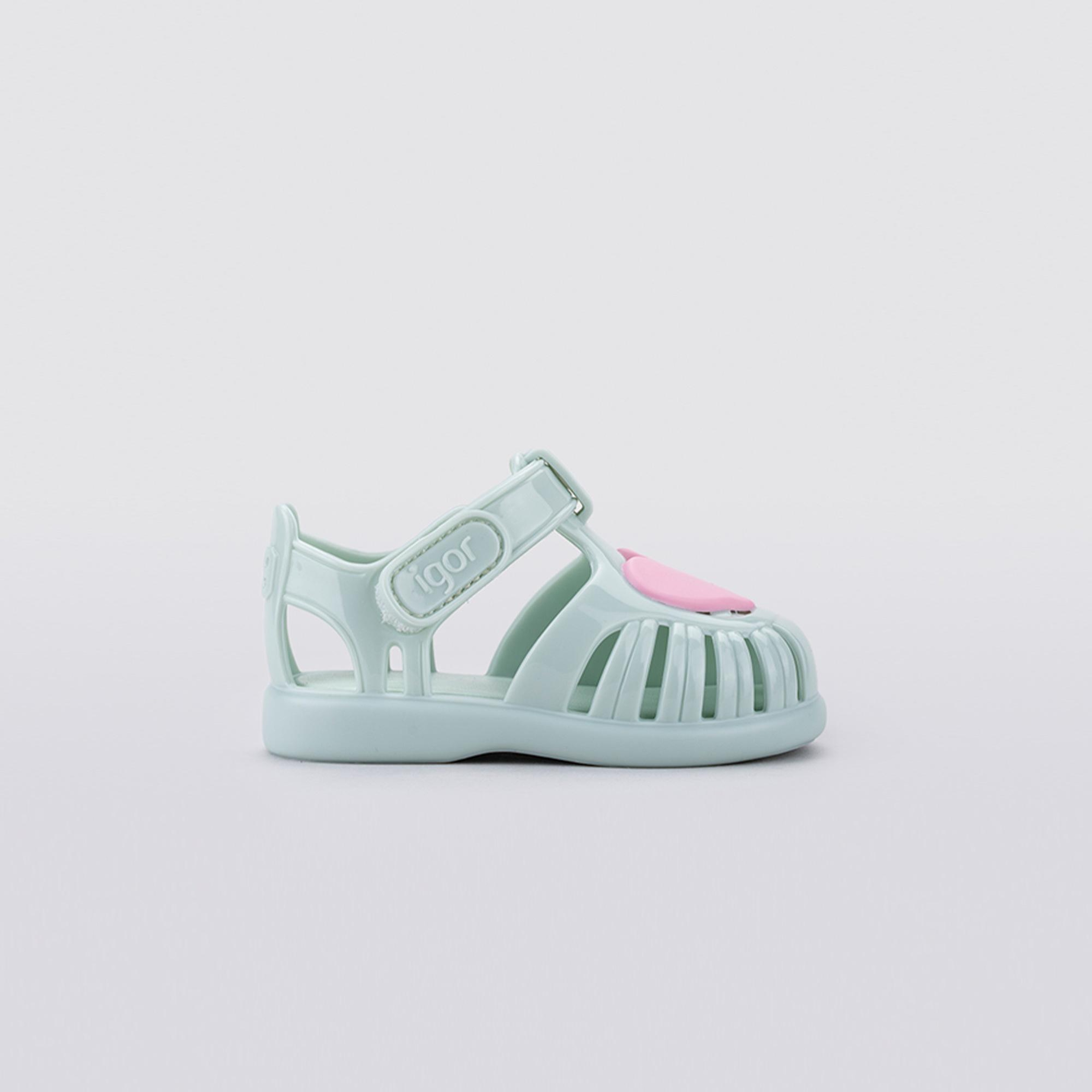 Igor Tobby Gloss Love Bebek Yeşil Sandalet
