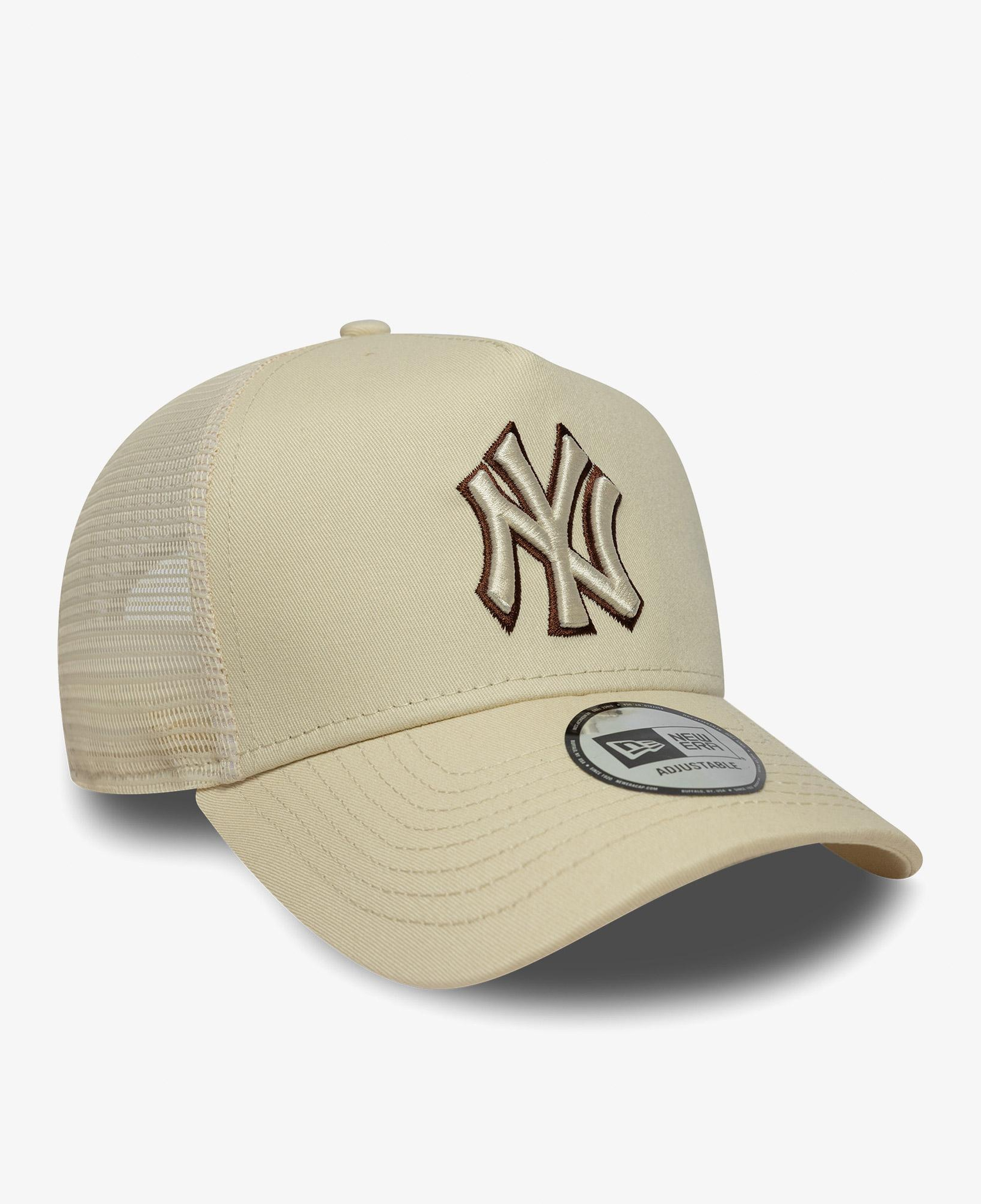 New Era Outline Ef Trucker Neyyan Unisex Bej Şapka
