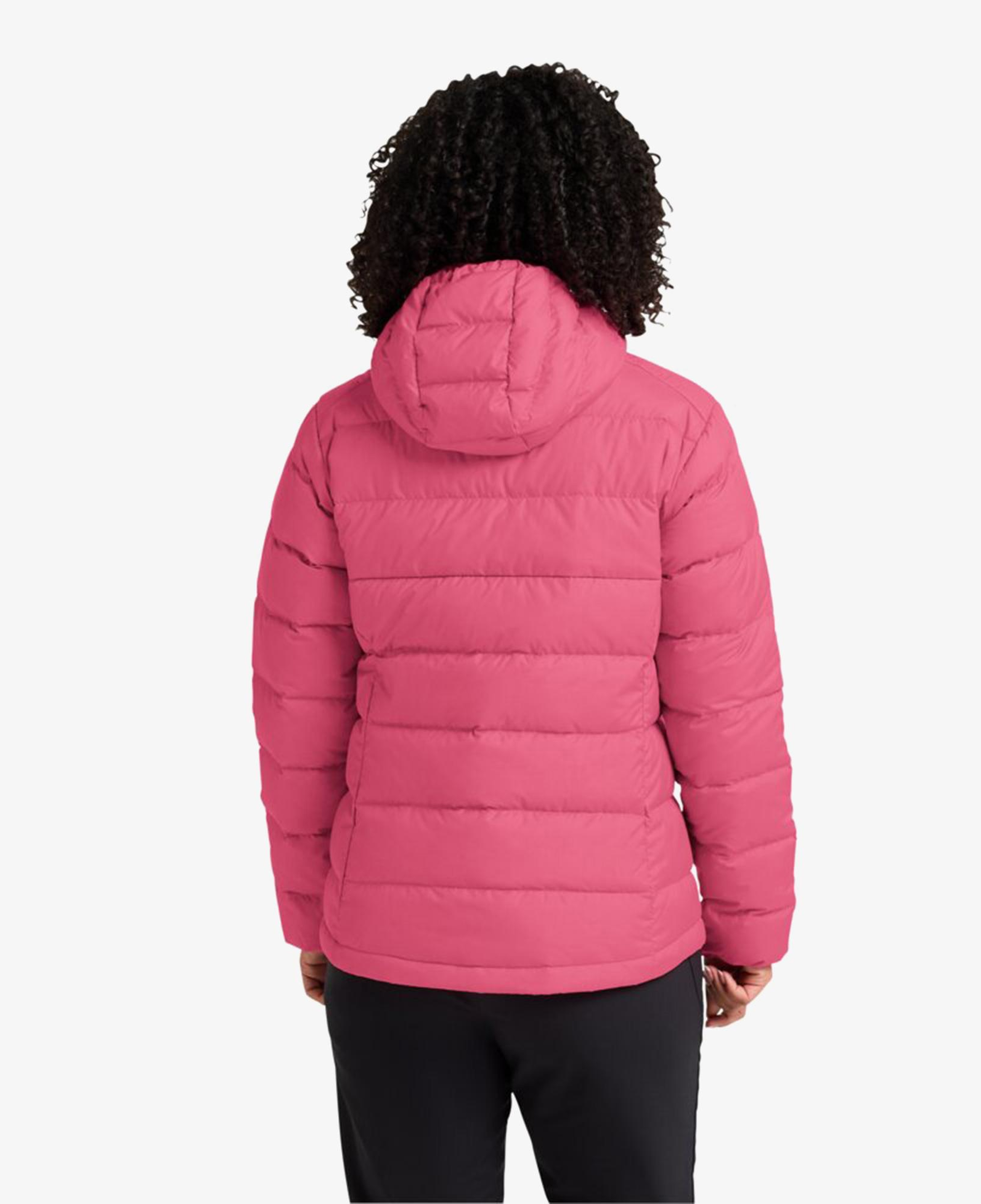 Jack Wolfskin Ather Down Hoody Pembe Kadın Mont