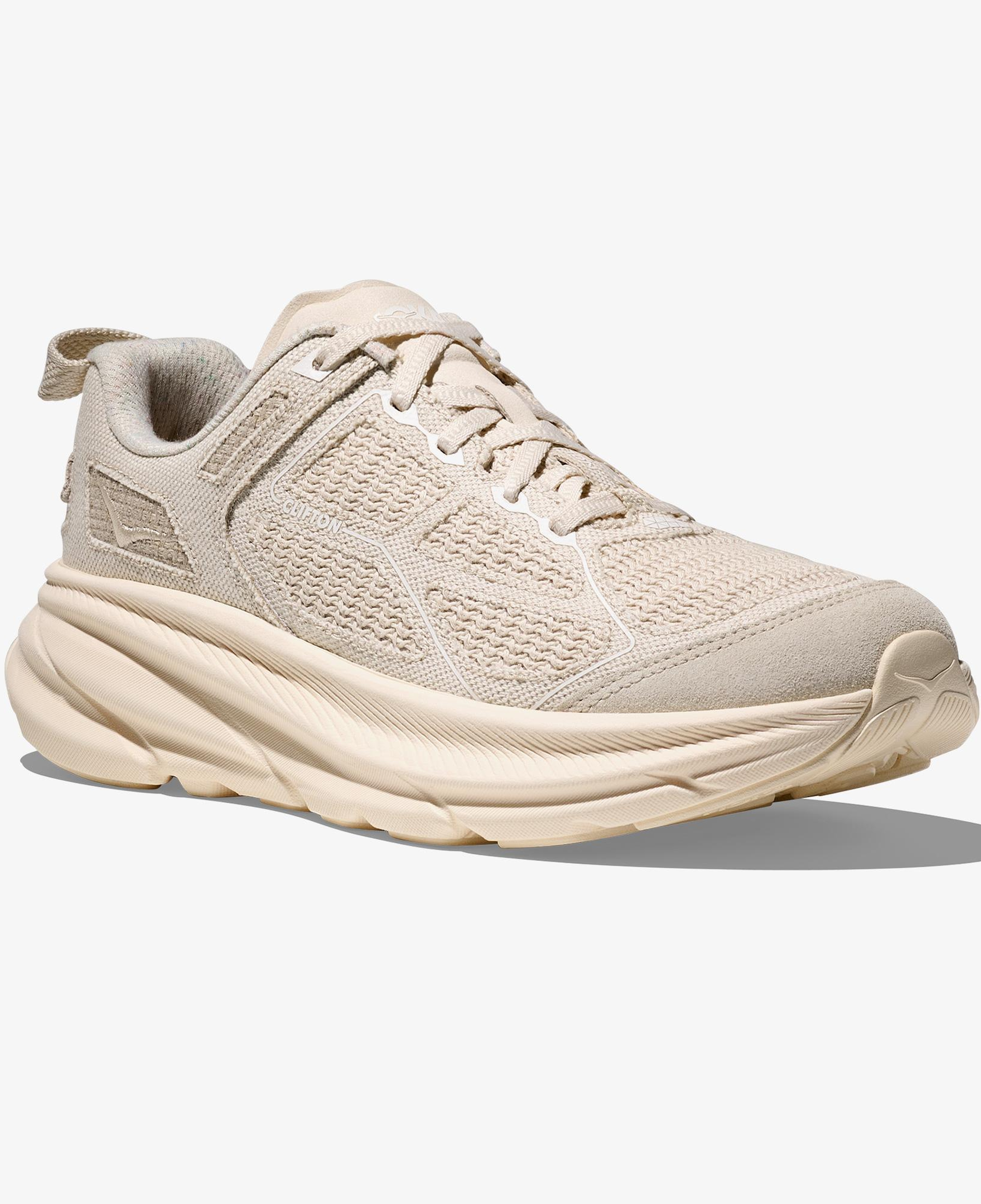 Hoka Vibrant Bloom Clifton One9 Kadın Krem Spor Ayakkabı