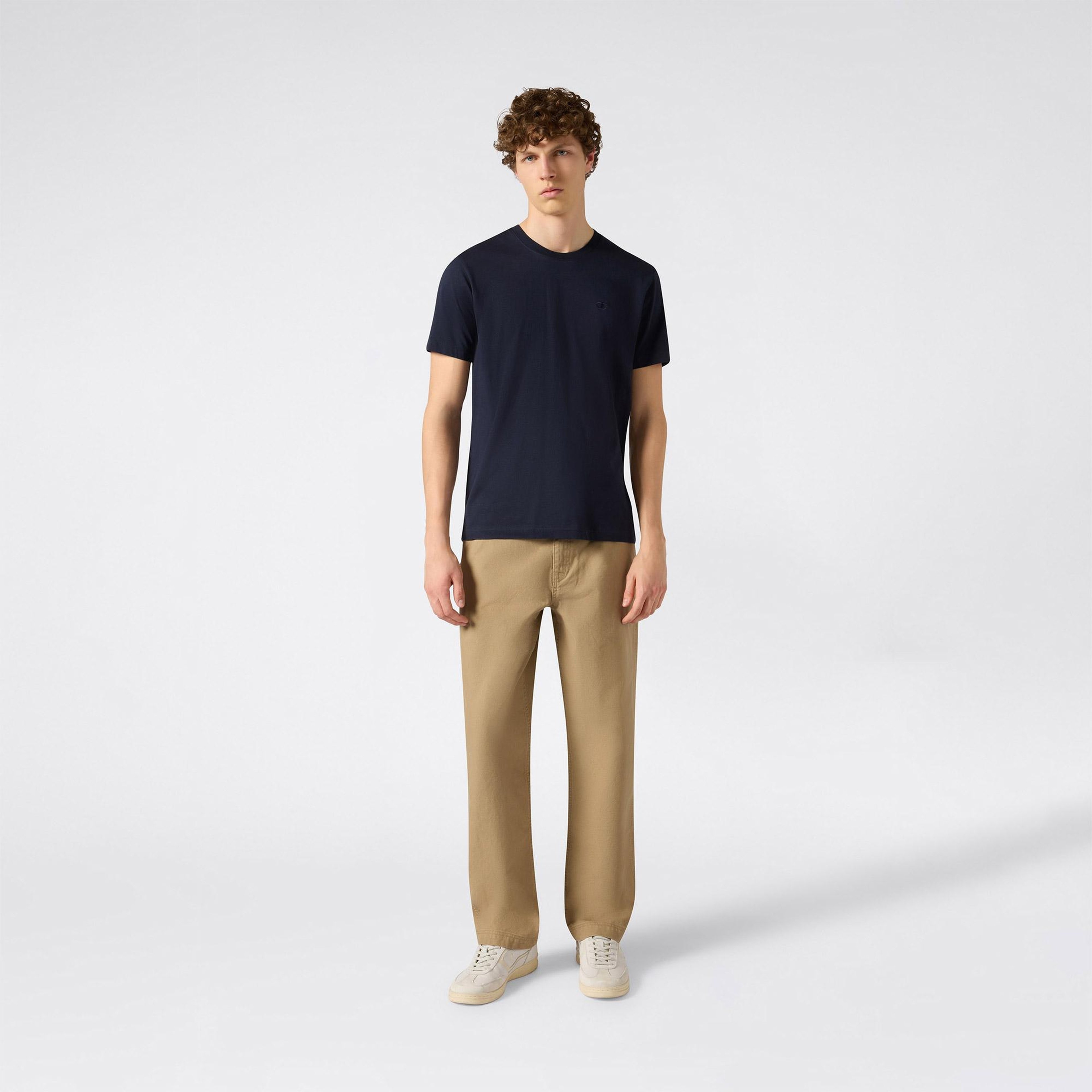 Champion Relaxed Fit Erkek Lacivert T-Shirt