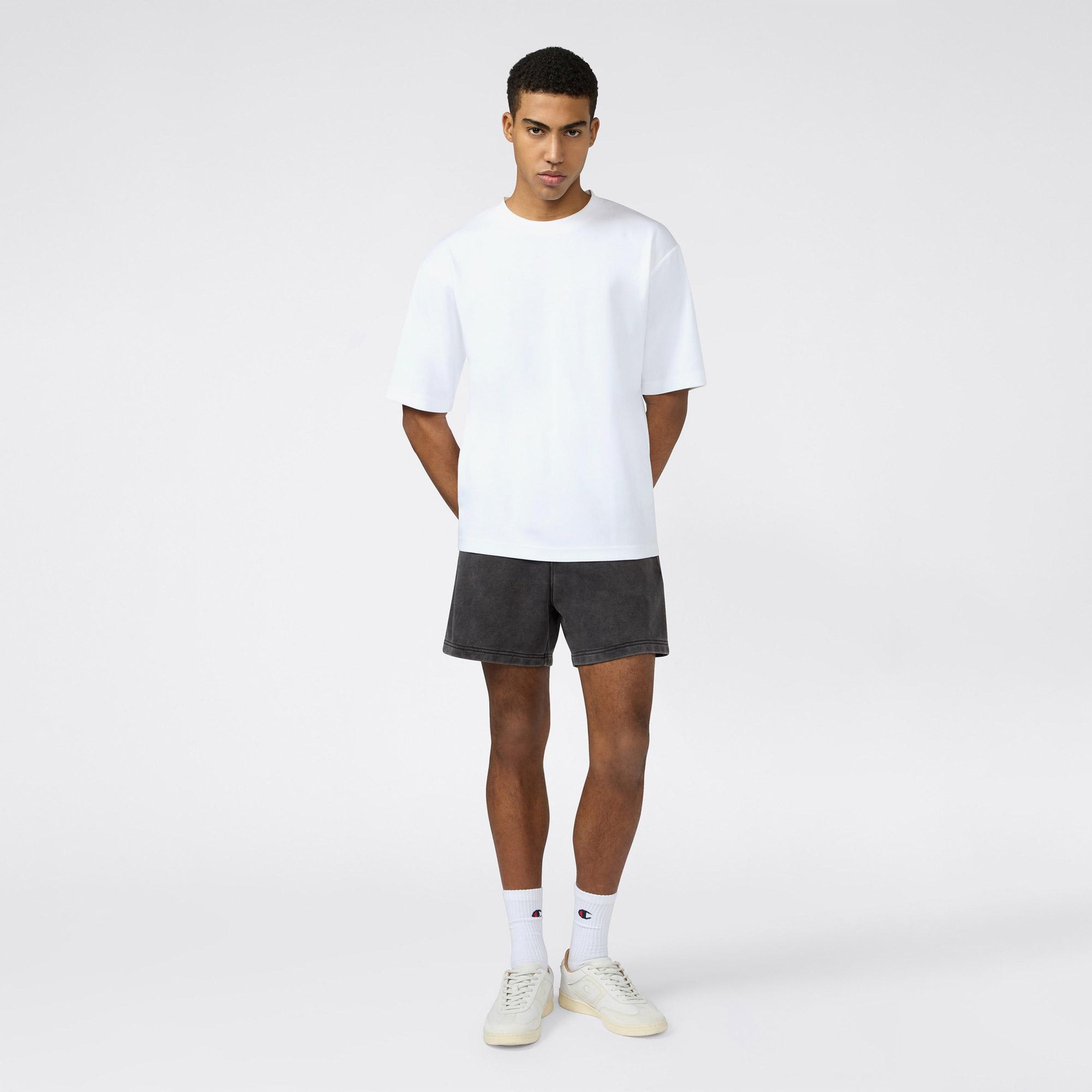 Champion Relaxed Fit Erkek Gri Şort
