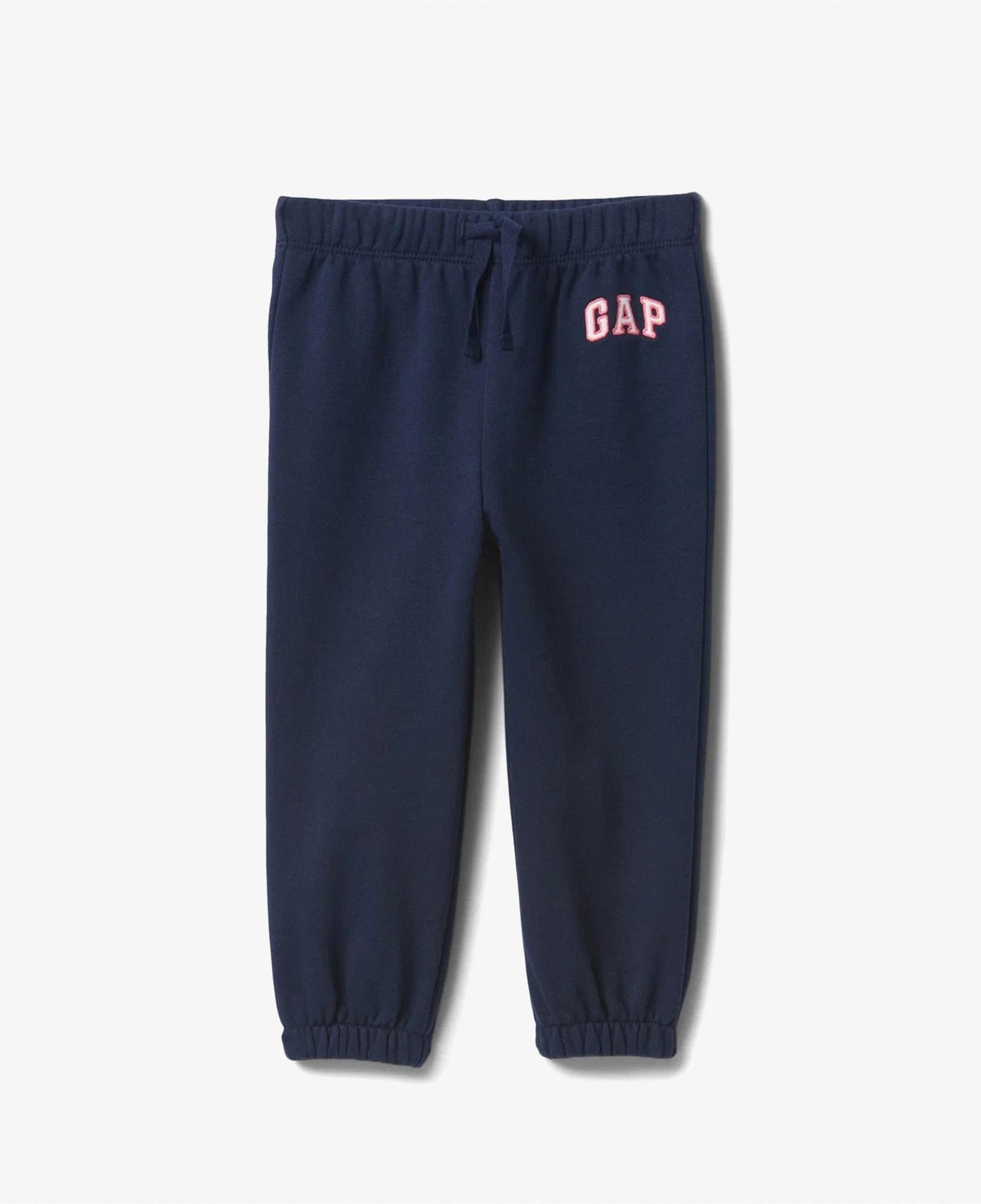 Gap V-French Logo Çocuk Lacivert Eşofman Altı