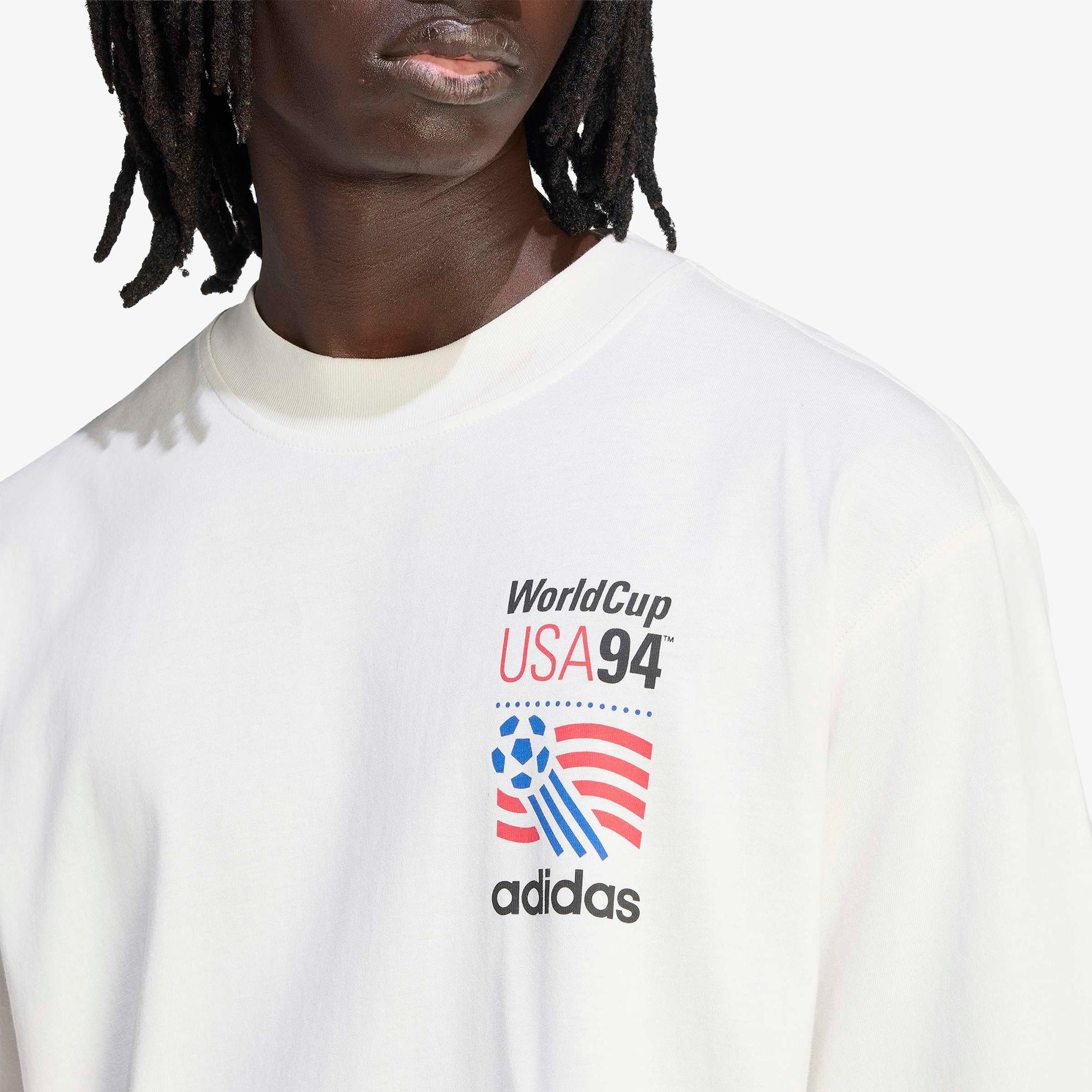 adidas World Cup USA 94 Erkek Beyaz T-Shirt