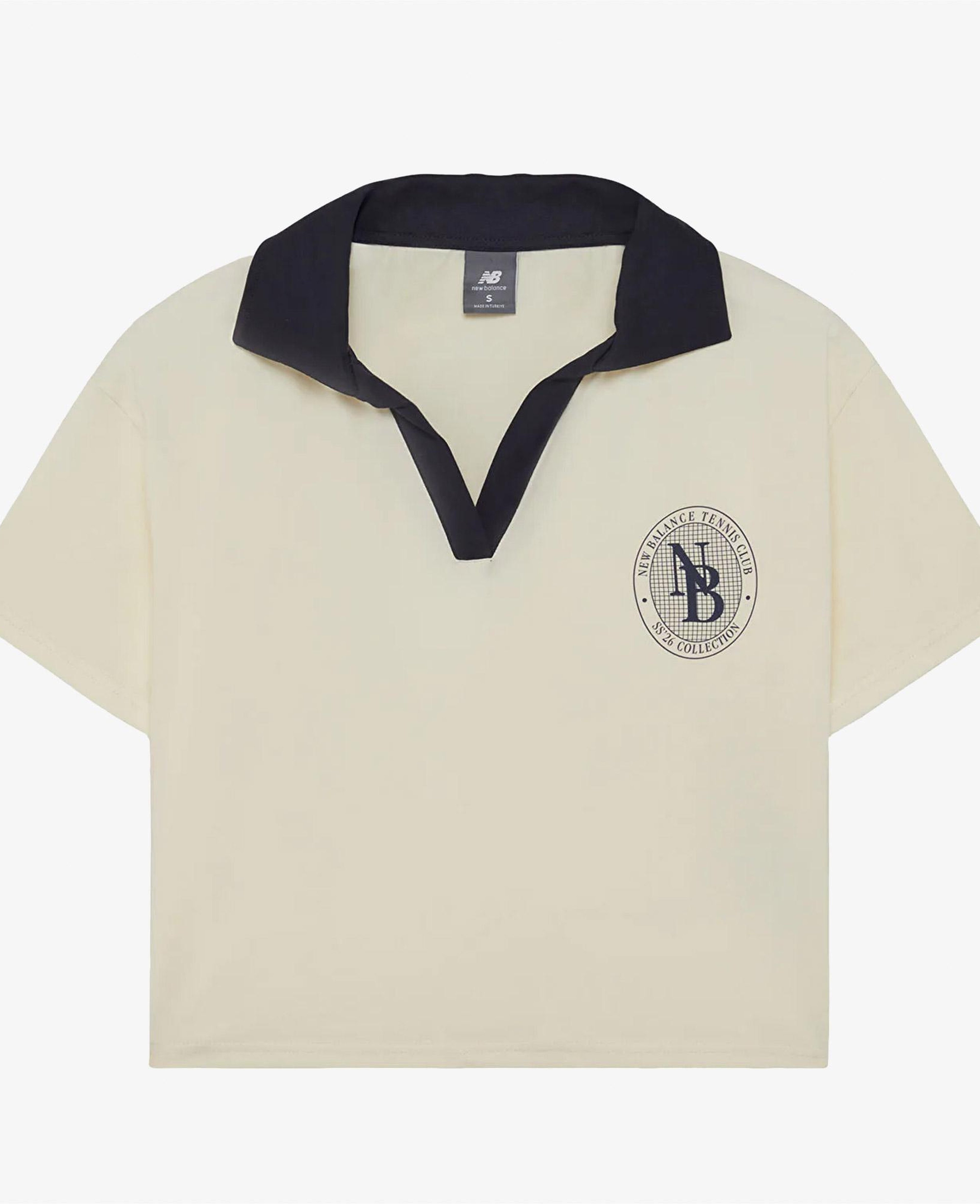 New Balance WNT1610 Lifestyle Kadın Krem T-Shirt