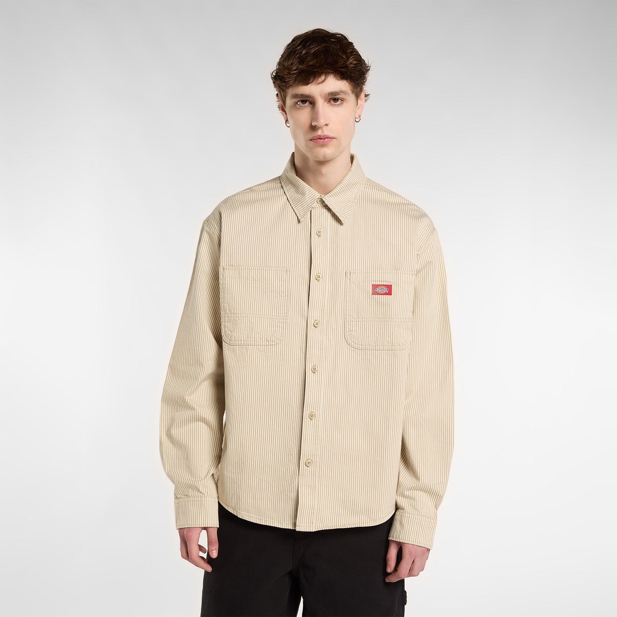 Dickies Hickory Work Erkek Bej Gömlek