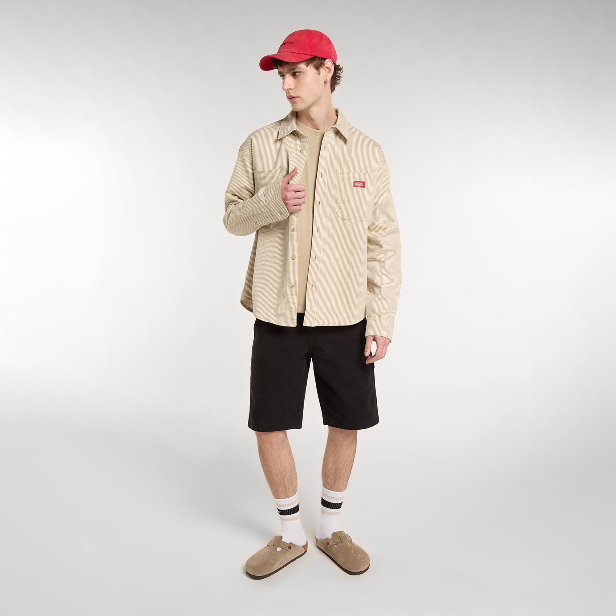 Dickies Hickory Work Erkek Bej Gömlek