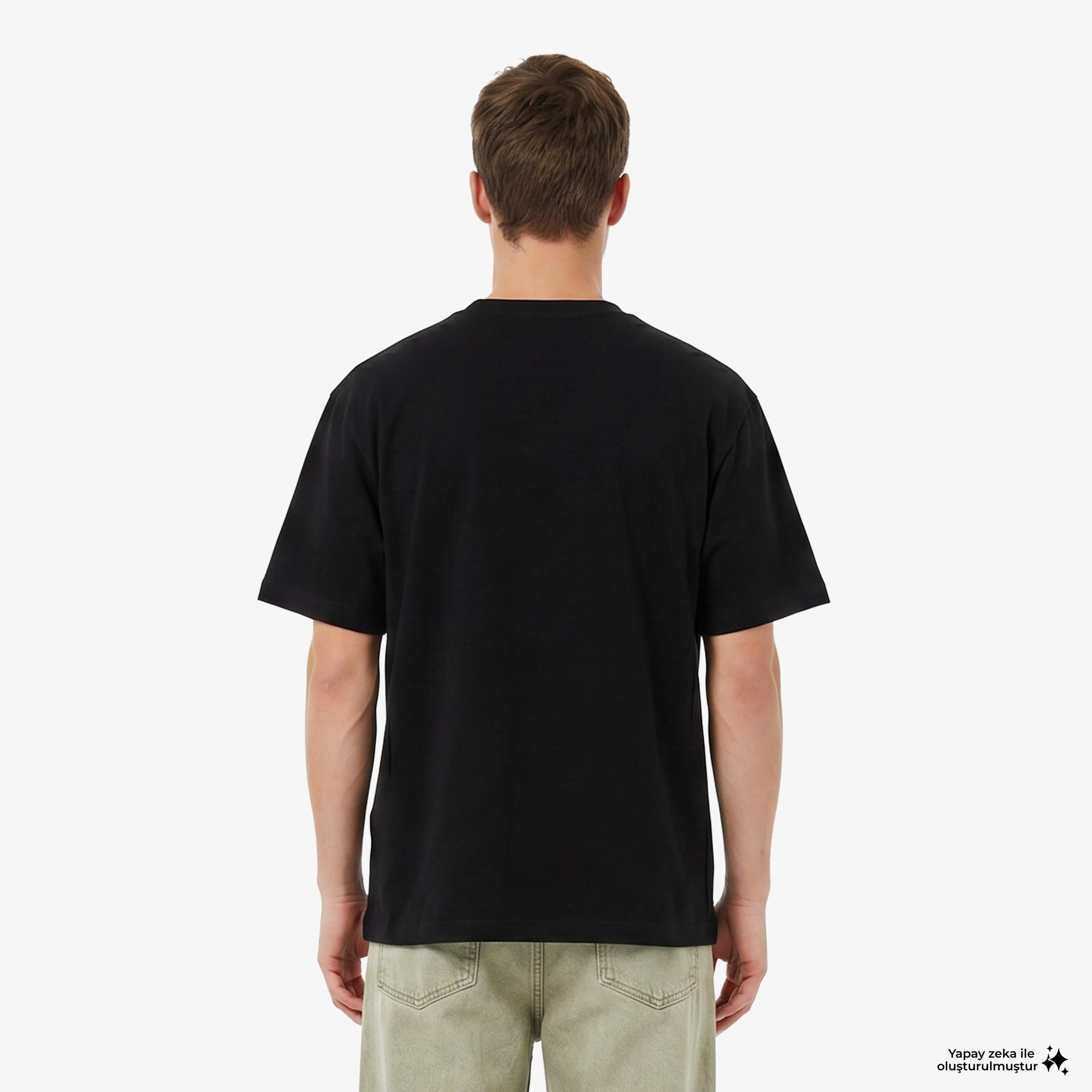 Market Stand For Peace Bear Erkek Siyah T-Shirt