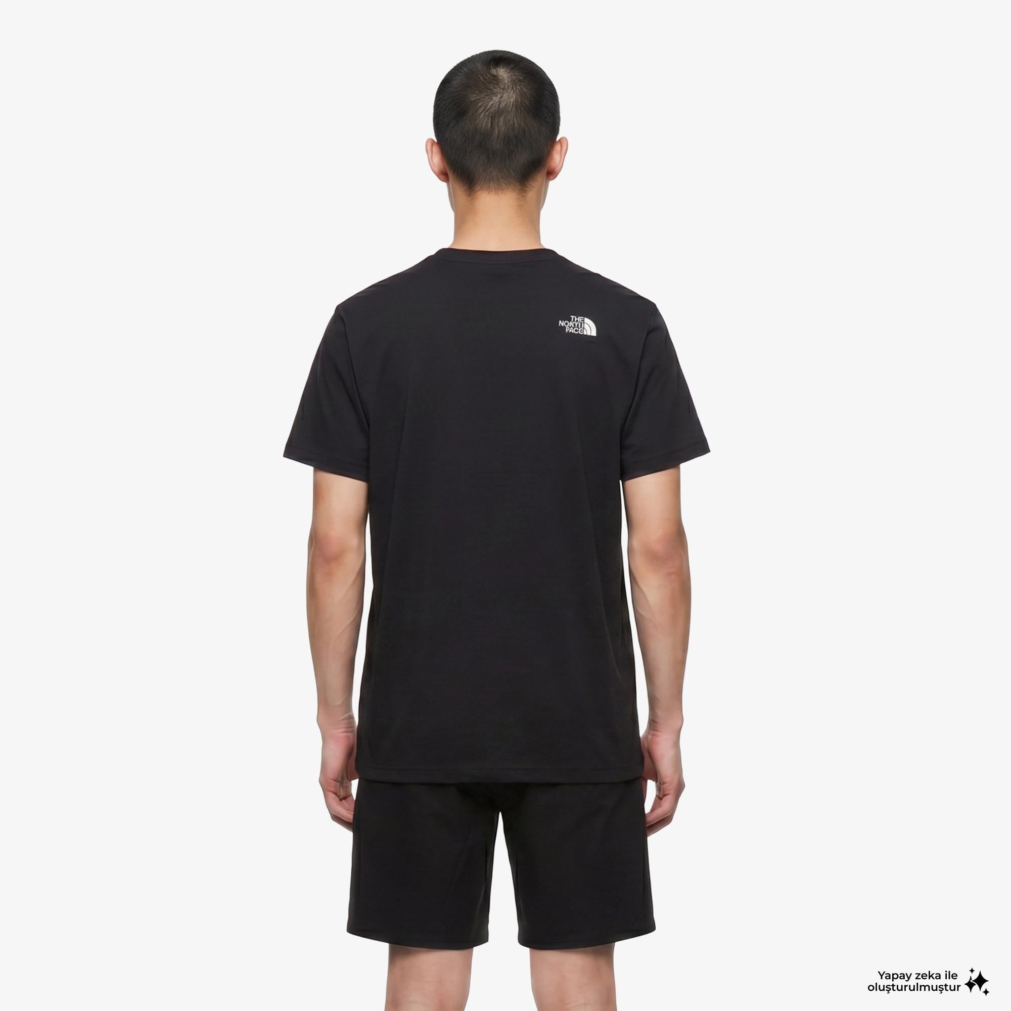 The North Face Evolution Box Half Dome Regular Erkek Siyah T-Shirt