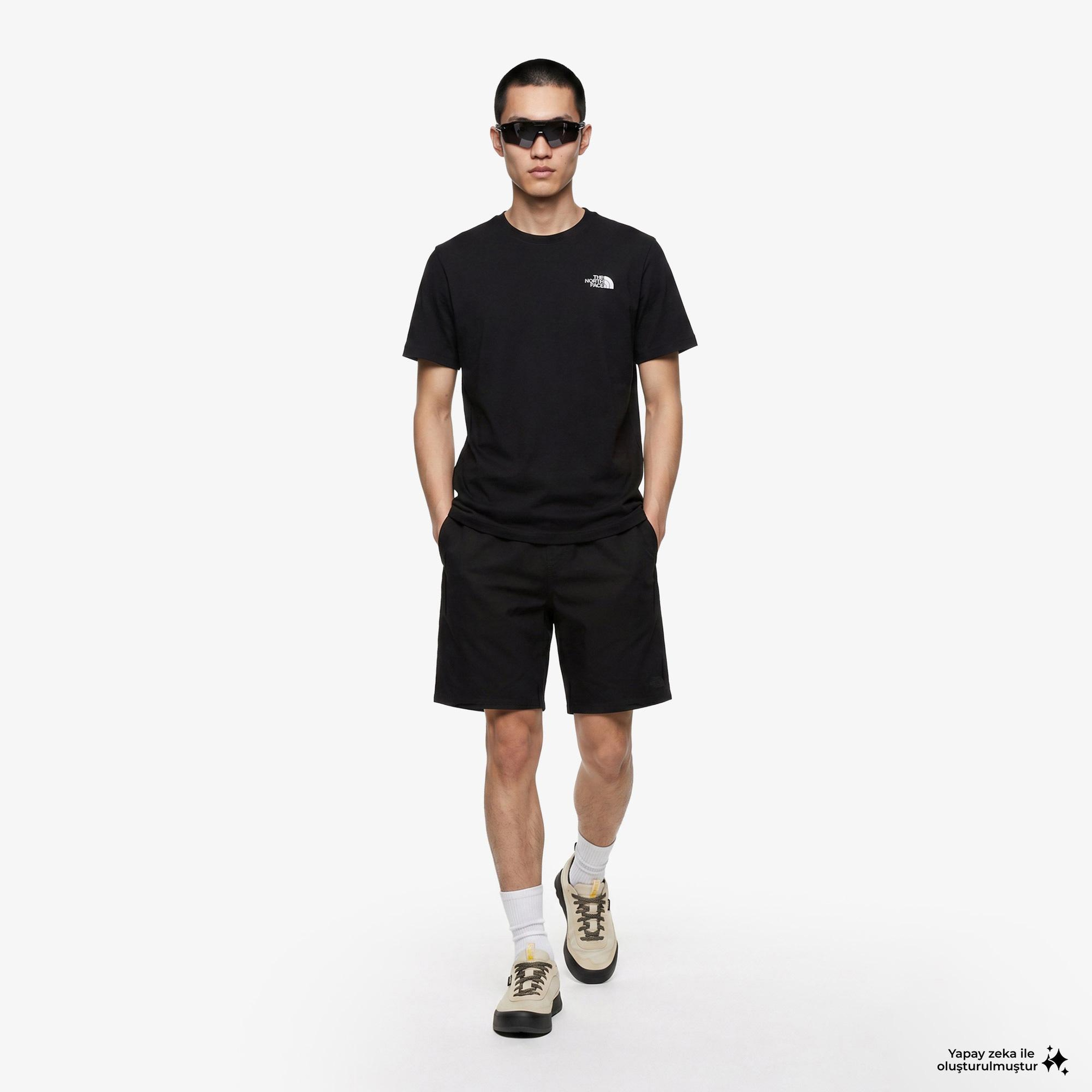 The North Face Reg Ss Erkek Siyah T-Shirt
