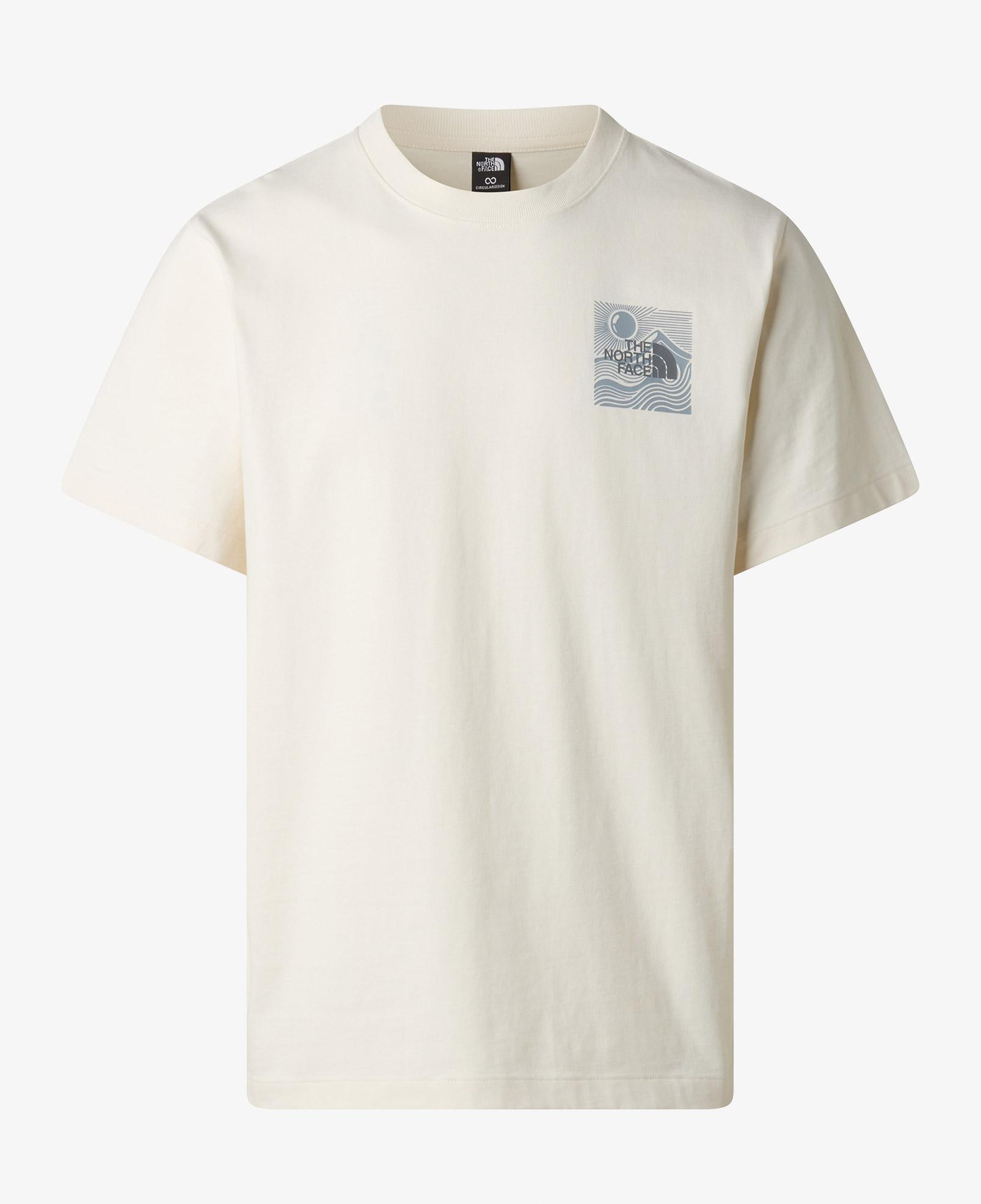 The North Face Mountain Escape Relaxed Erkek Beyaz T-Shirt