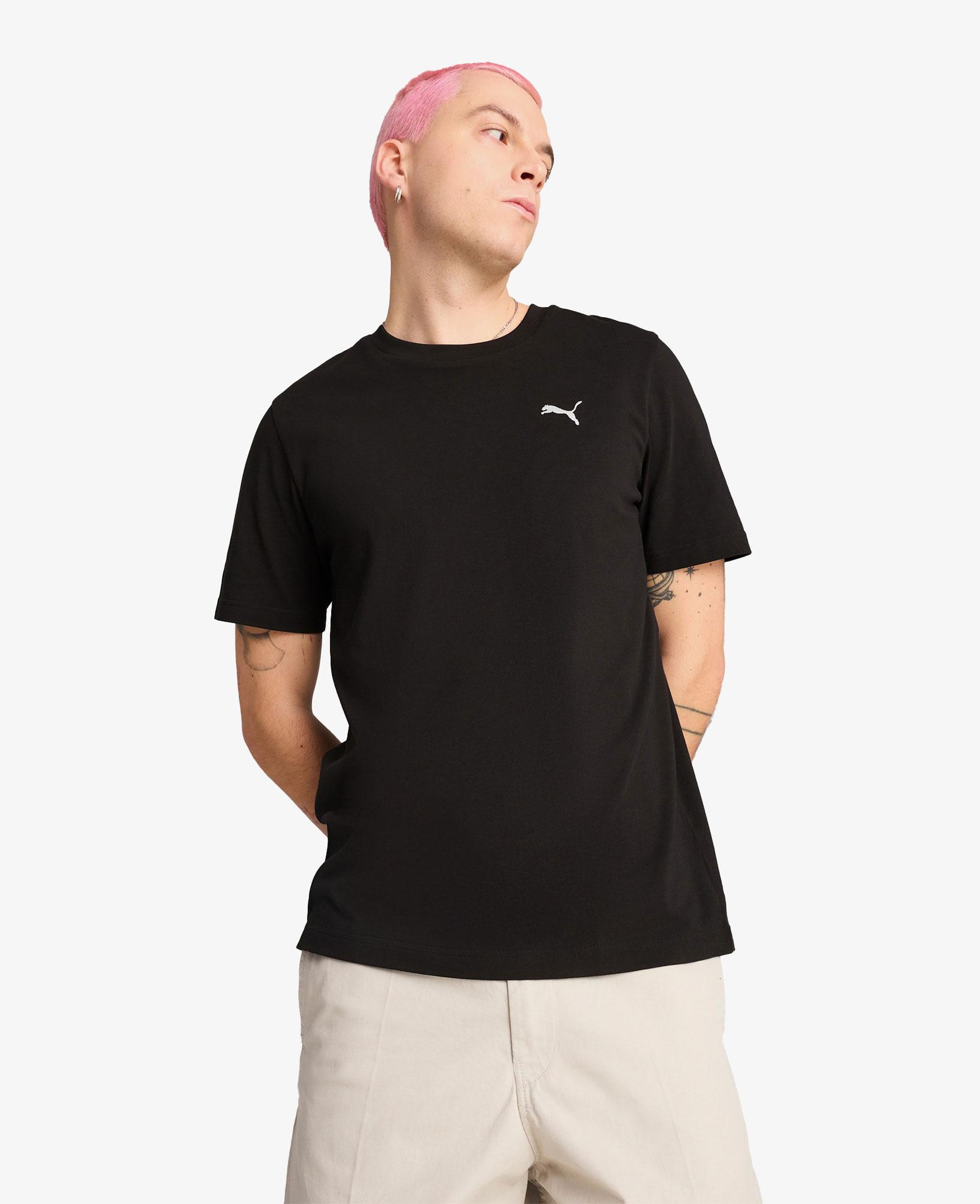 Puma Wardrobe Essentials  Erkek Siyah T-Shirt