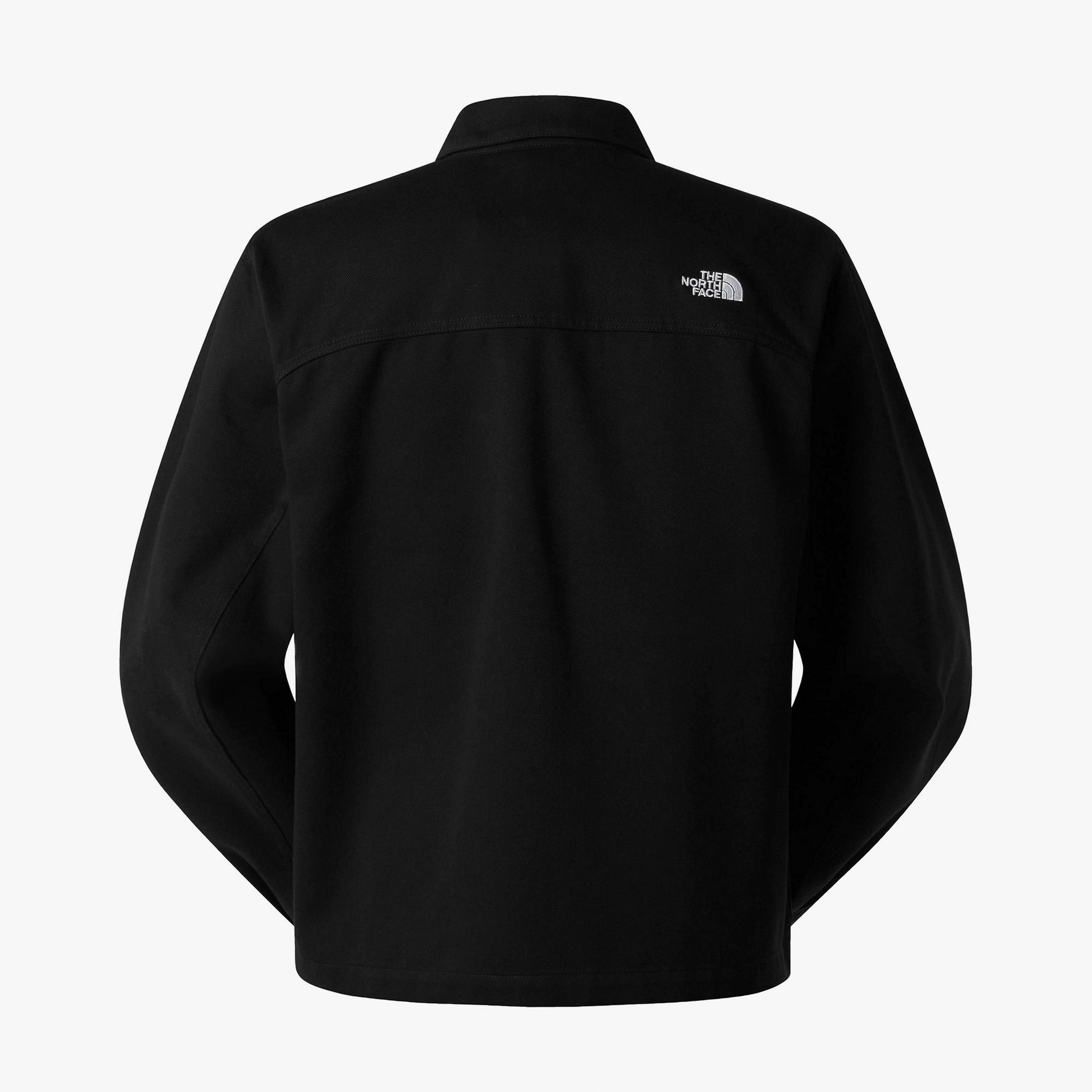 The North Face Twill Collared Erkek Siyah Ceket