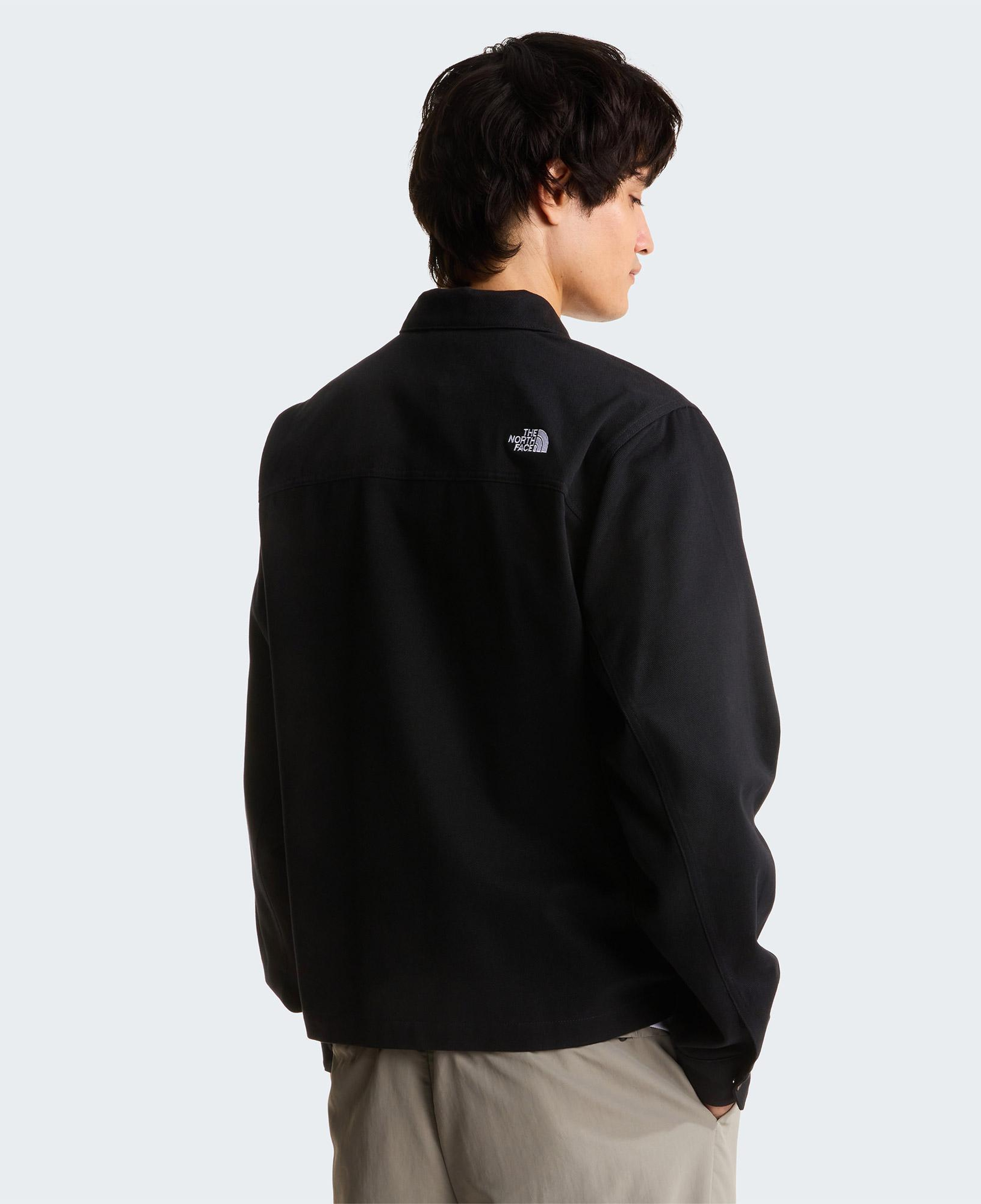 The North Face Twill Collared Erkek Siyah Ceket