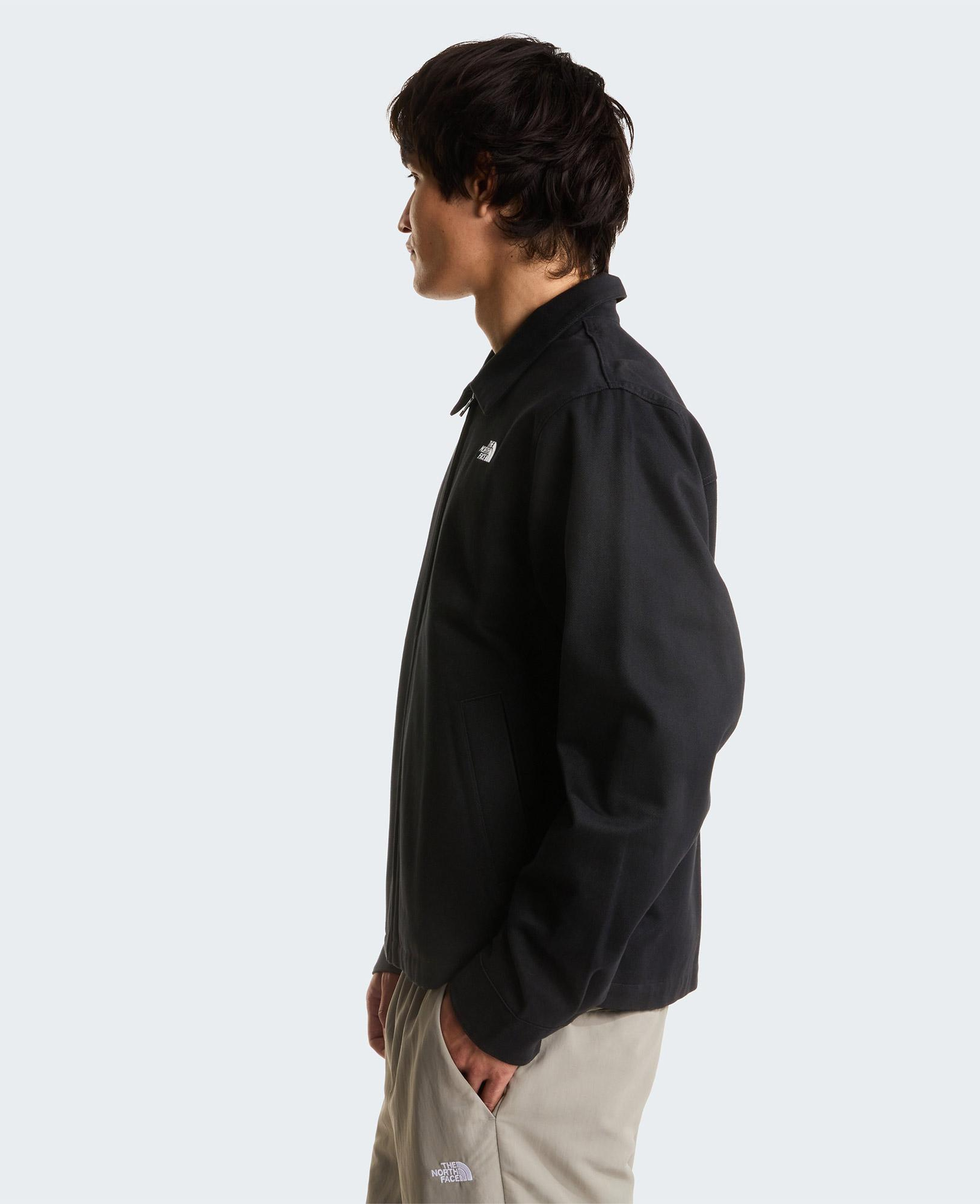 The North Face Twill Collared Erkek Siyah Ceket