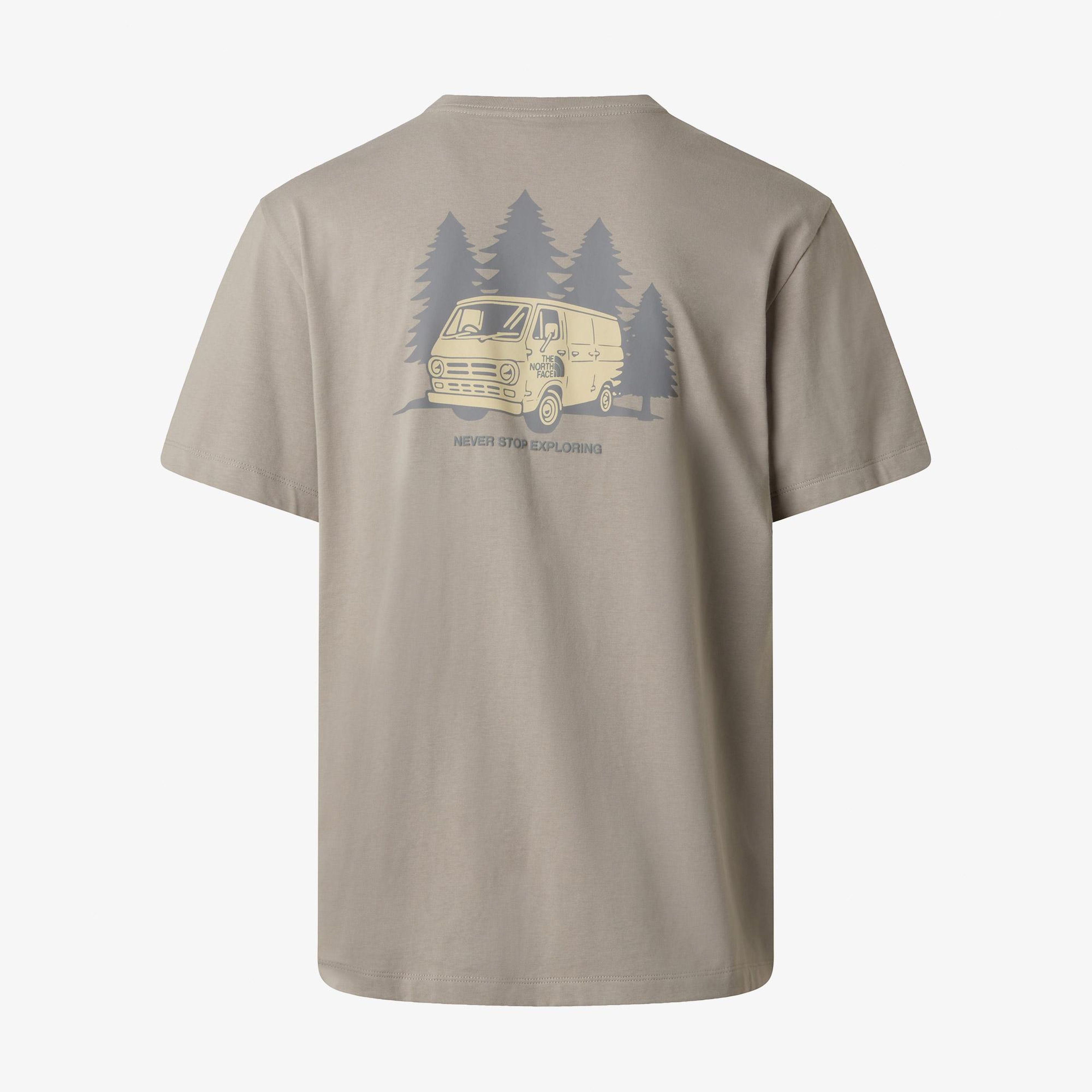 The North Face Van Life Relaxed Erkek Gri T-Shirt