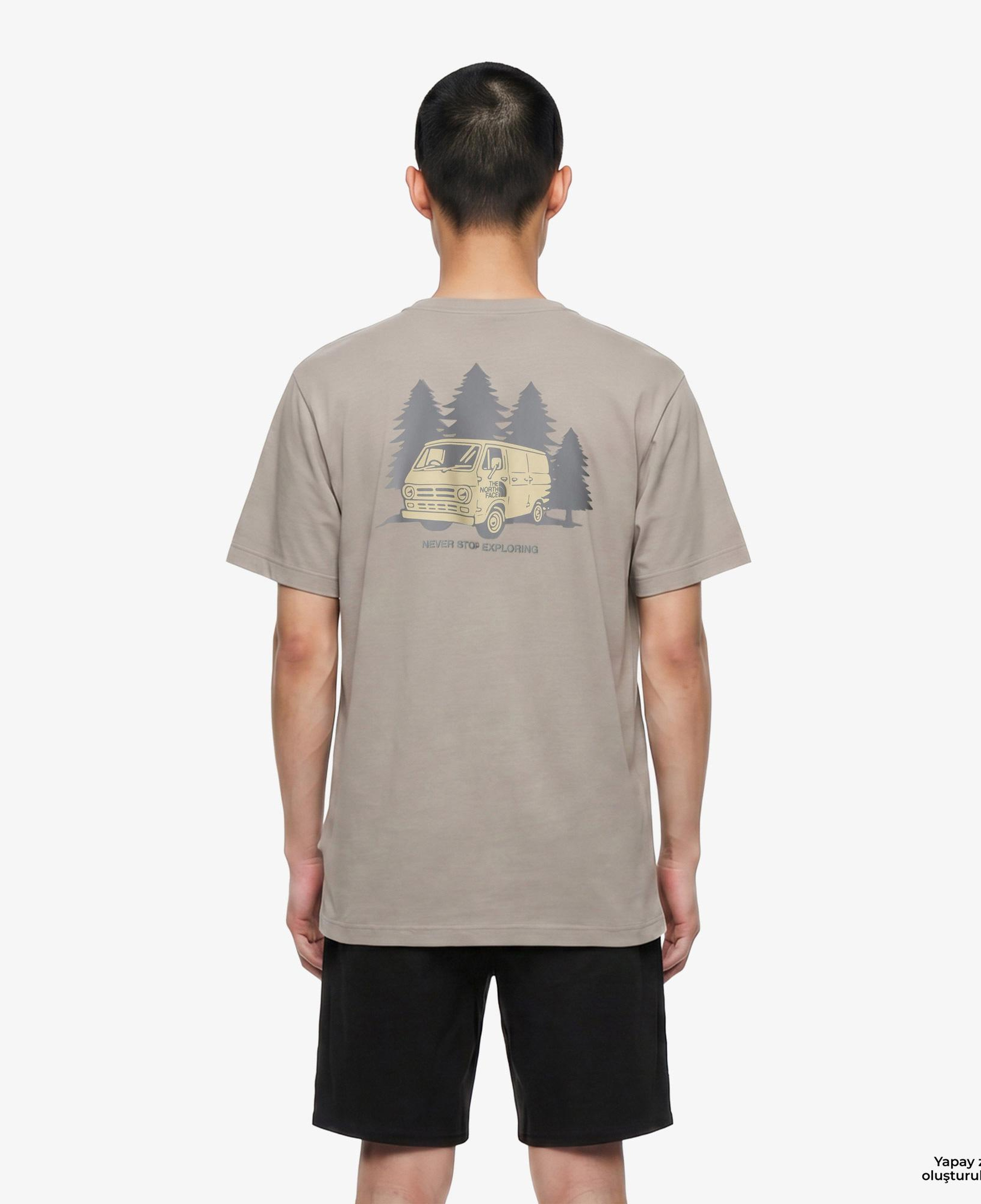 The North Face Van Life Relaxed Erkek Gri T-Shirt