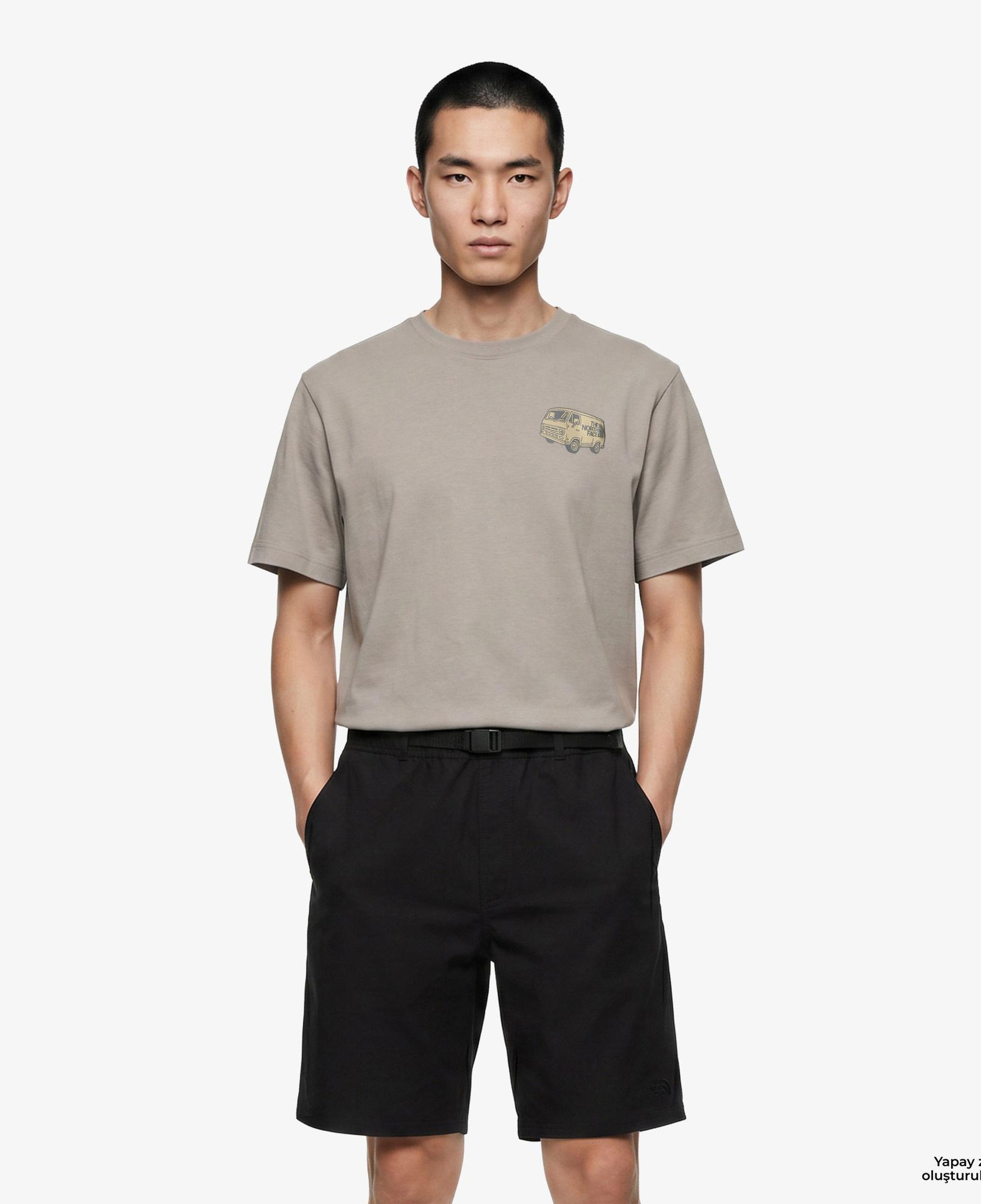 The North Face Van Life Relaxed Erkek Gri T-Shirt