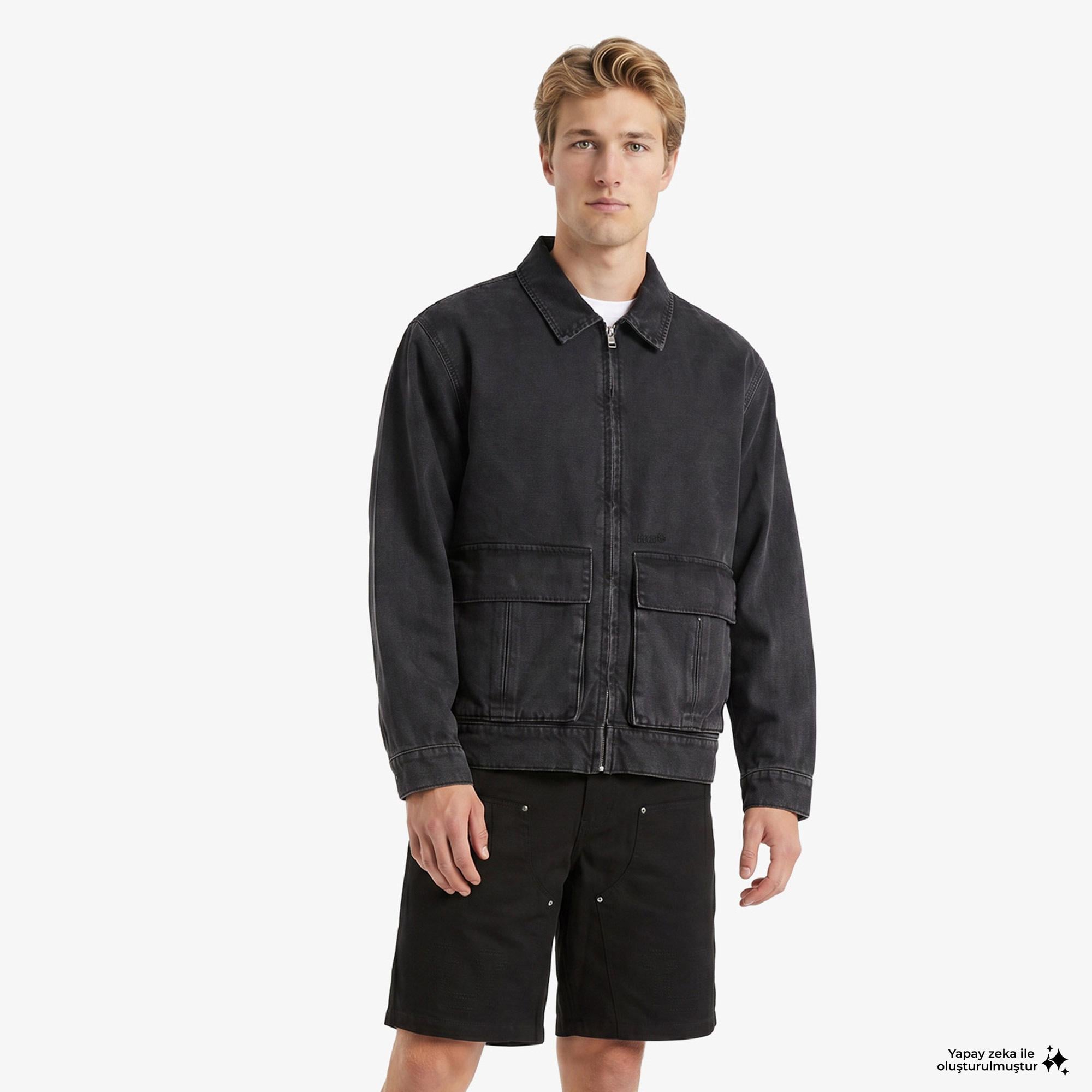 Huf Pacific Work Erkek Siyah Ceket