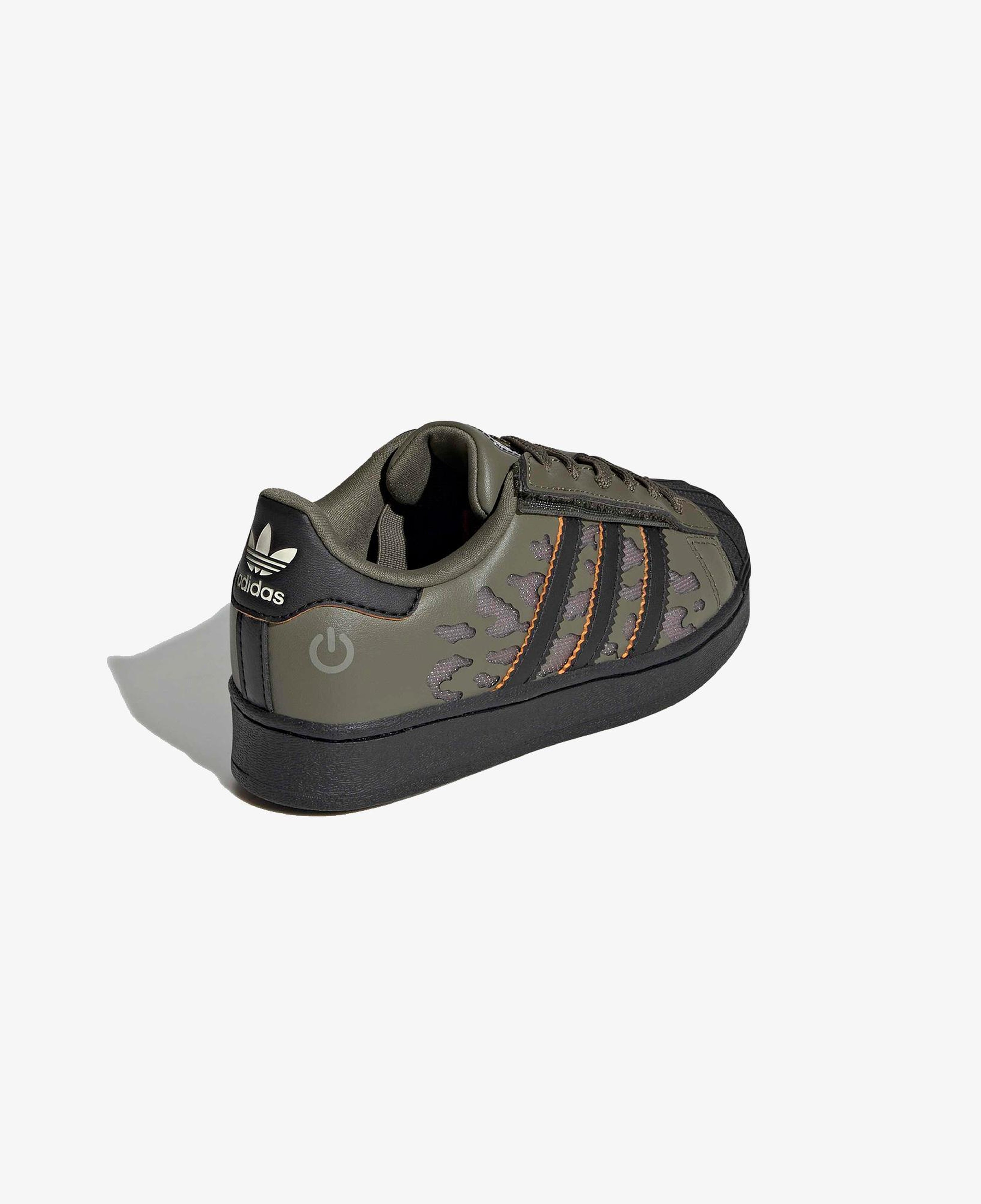 adidas Superstar Led Lights Comfort Elastic Lace Çocuk Siyah Spor Ayakkabı