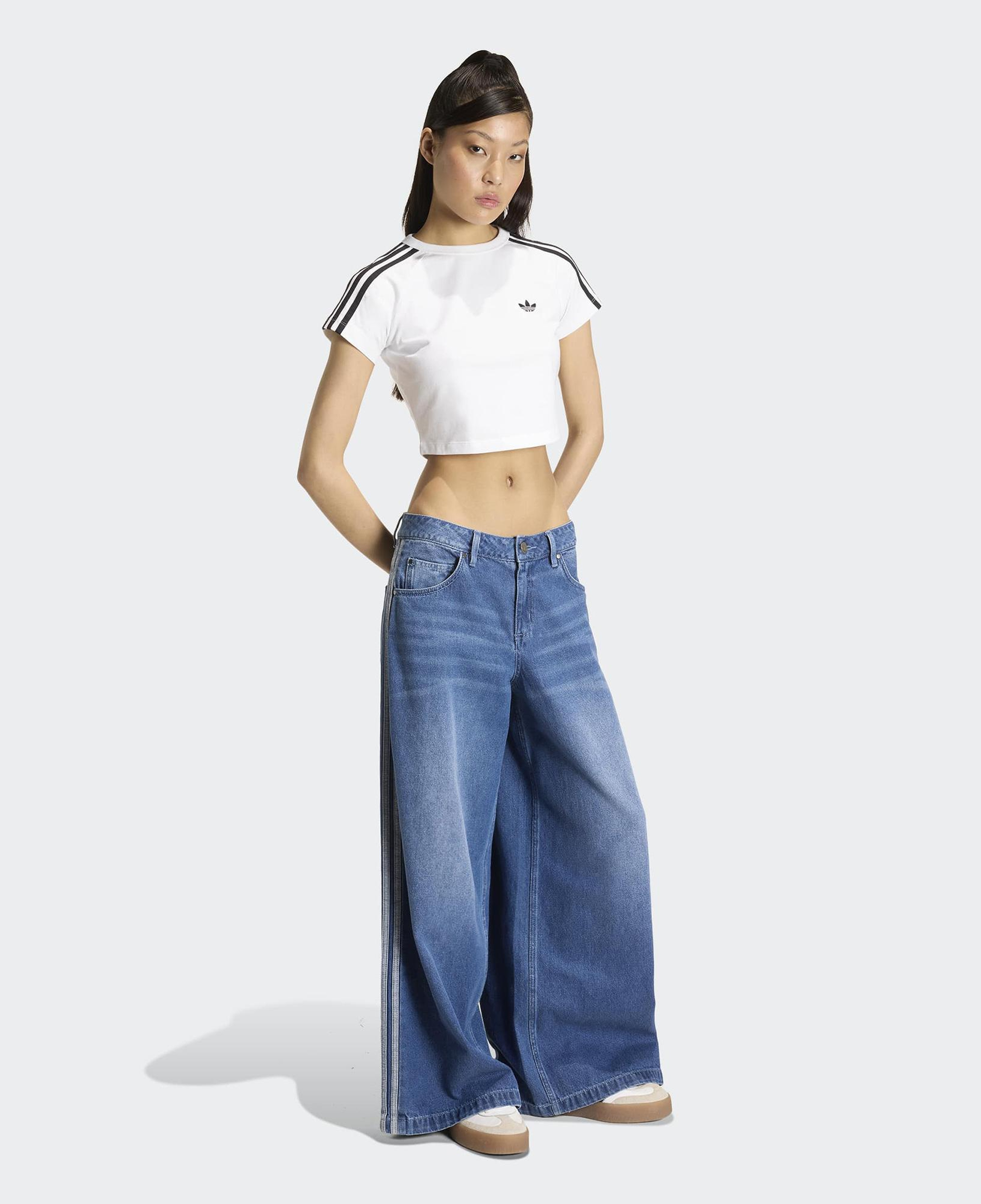 adidas Superstar Track Baby Kadın Beyaz T-Shirt