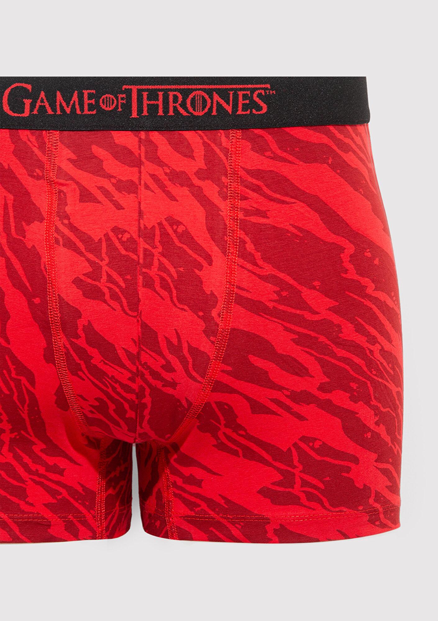 Mavi Game of Thrones Baskılı Boxer 0911194-70465