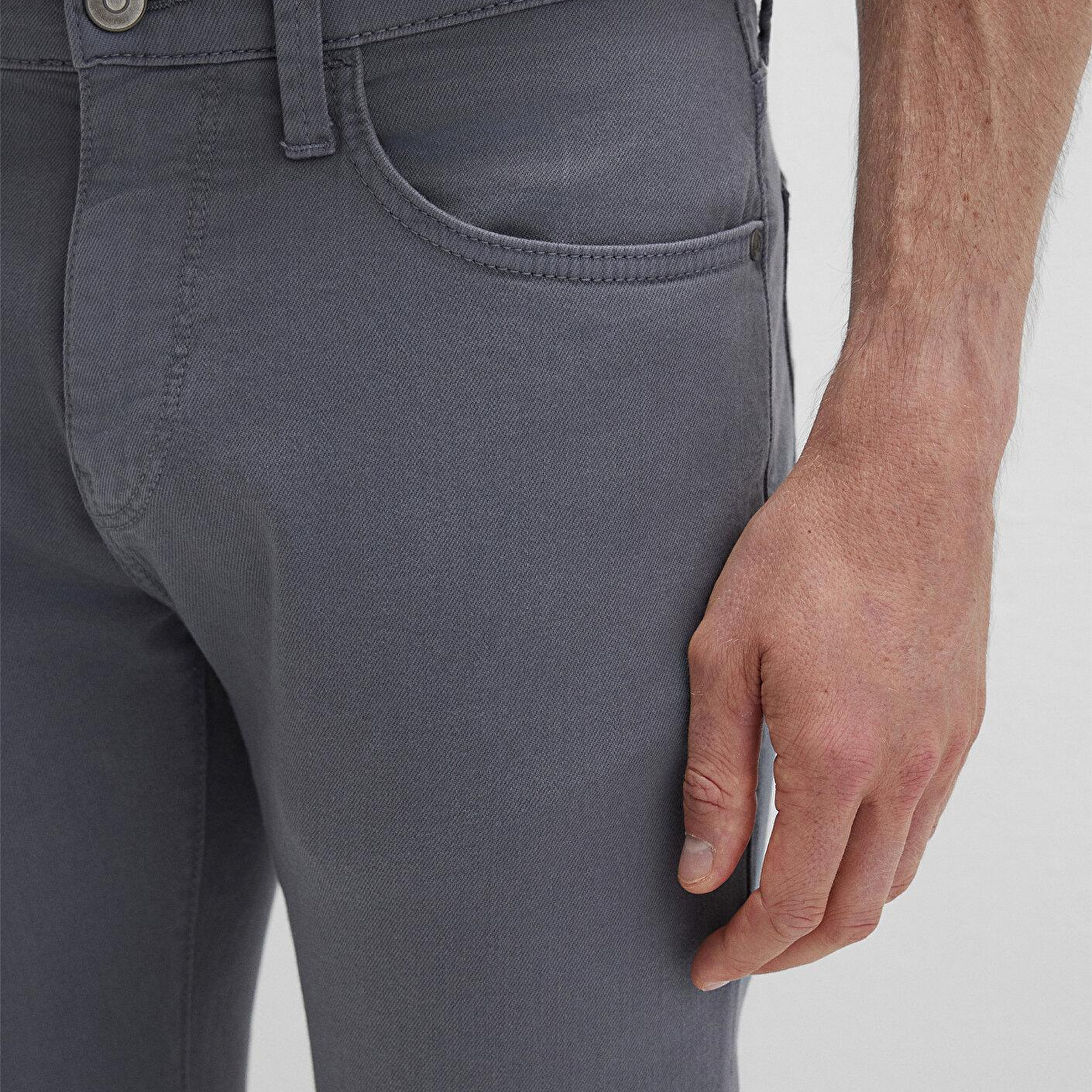 Mavi Jake Sisli Gri Gabardin Pantolon 0042290683