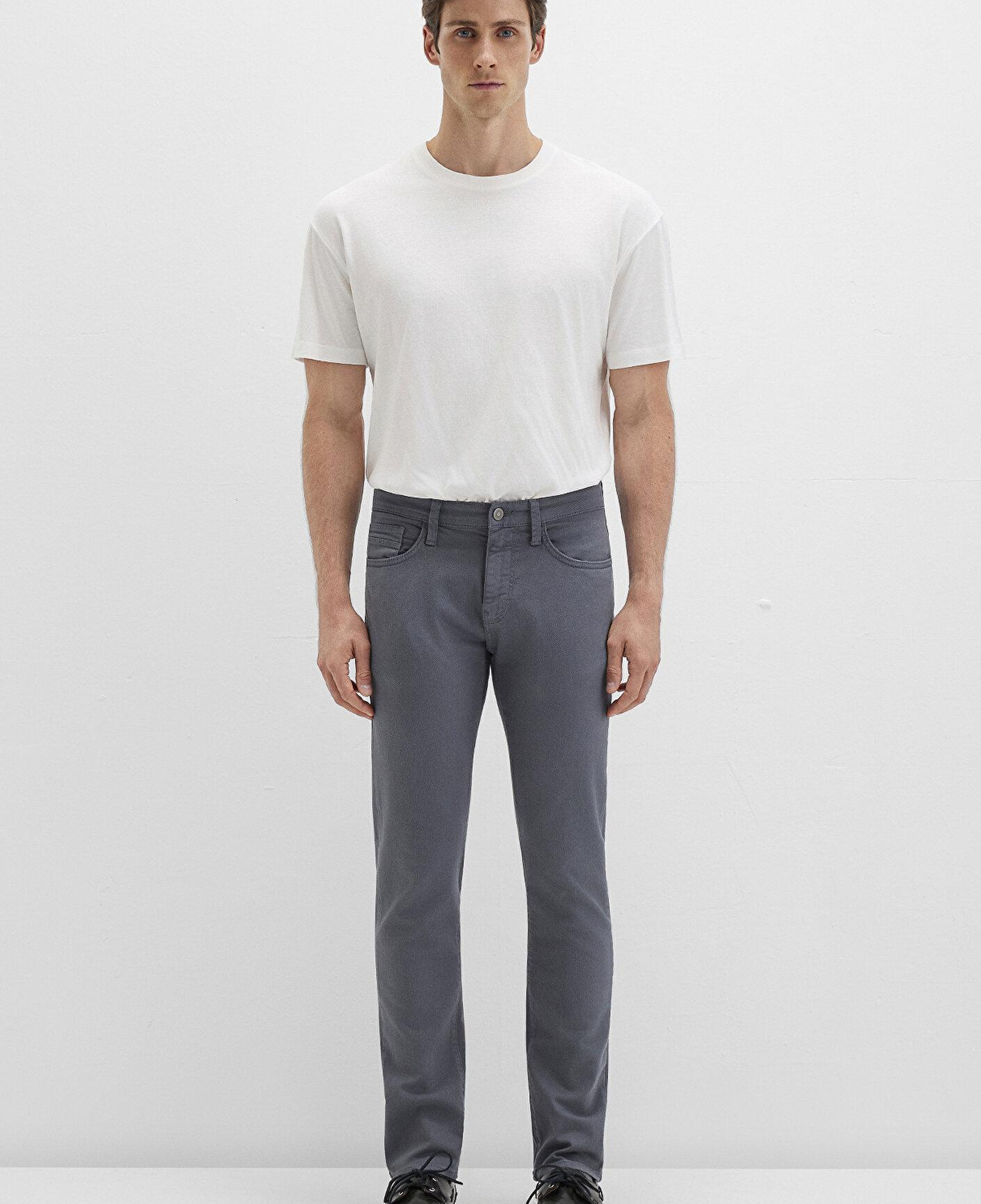 Mavi Jake Sisli Gri Gabardin Pantolon 0042290683