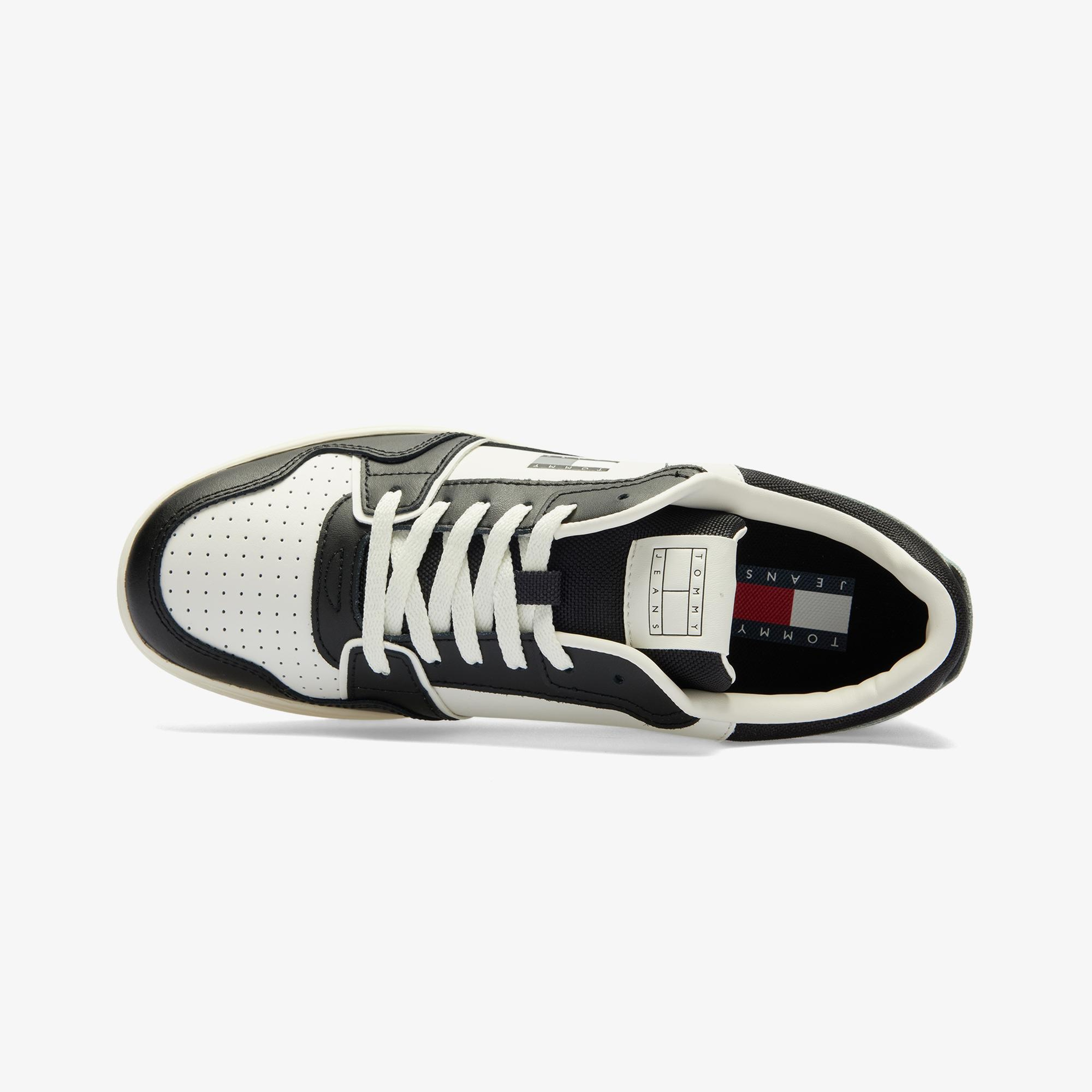 Tommy Hilfiger Retro Basket Erkek Siyah Spor Ayakkabı