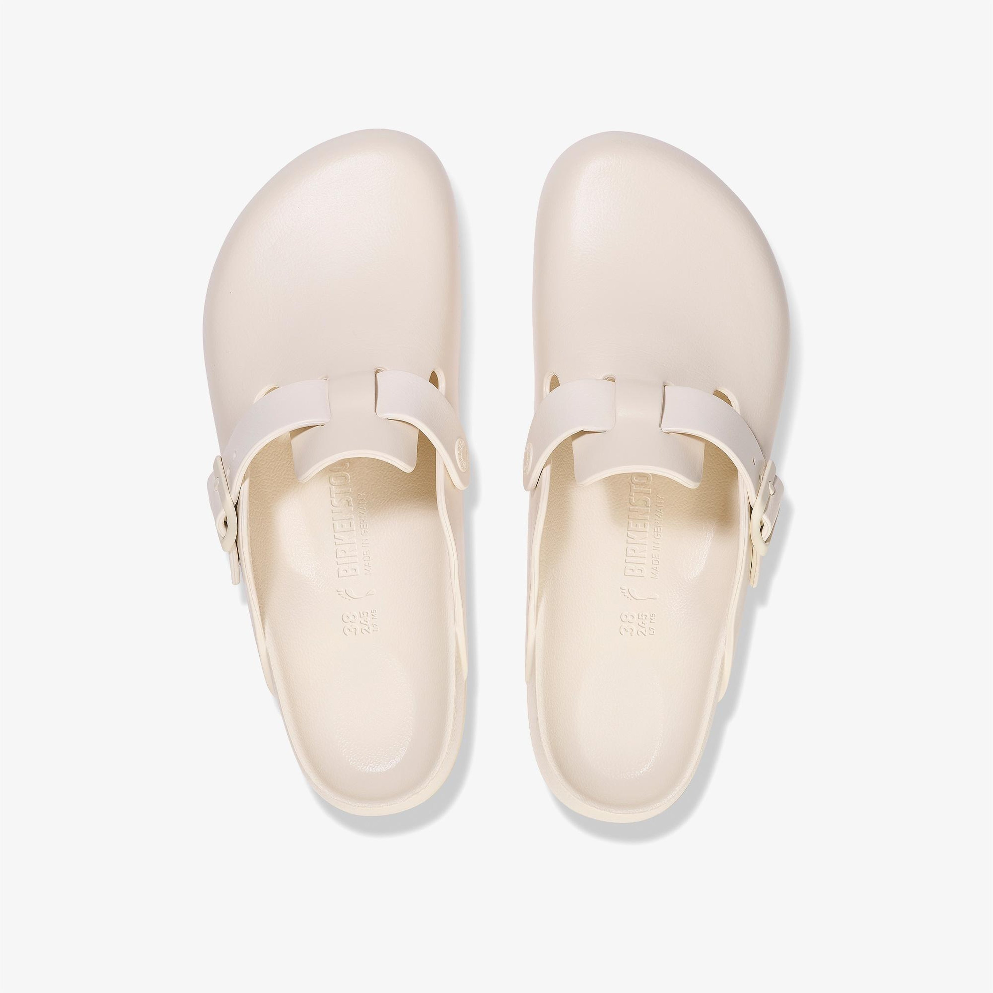 Birkenstock Boston Eva Erkek Krem Terlik