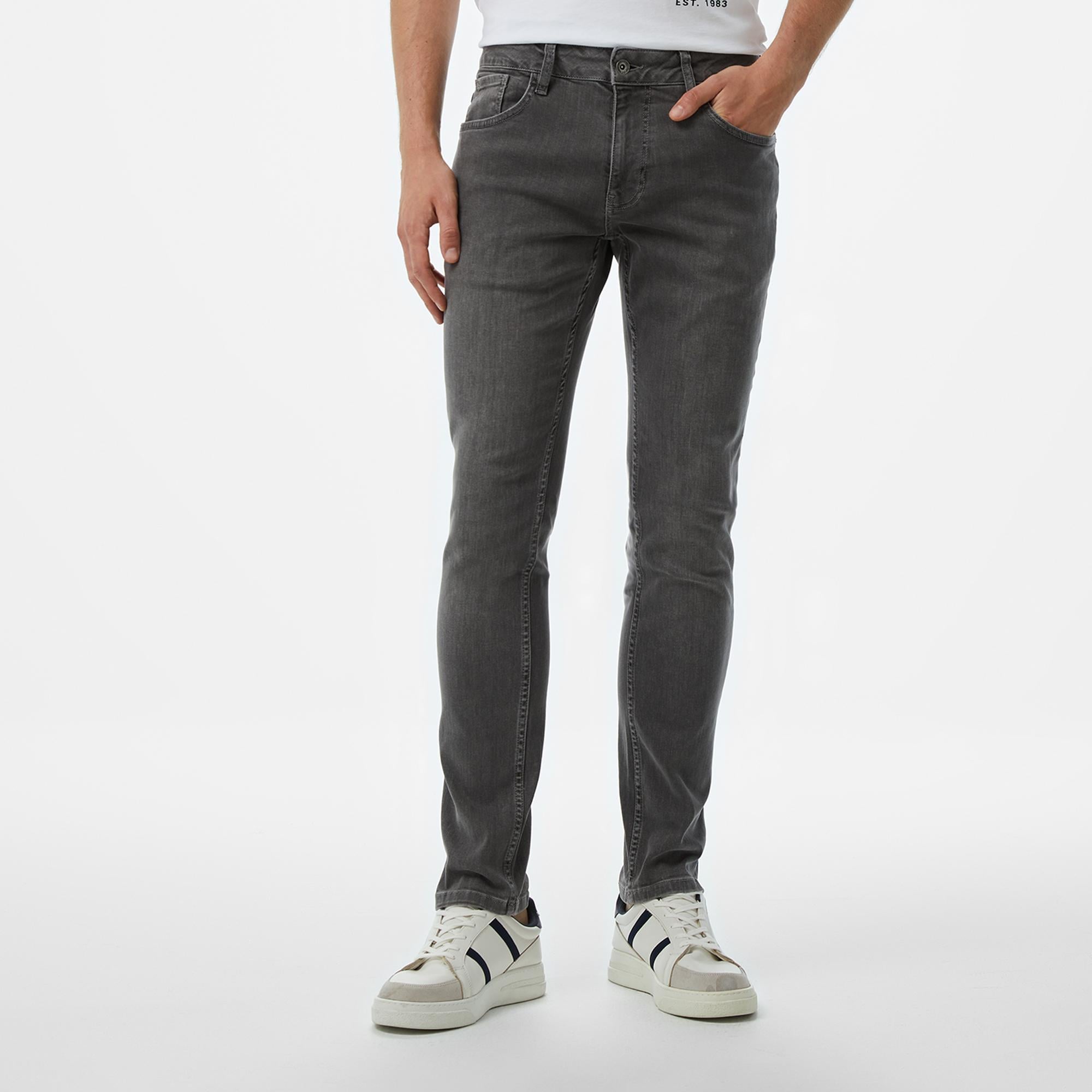 Nautica Erkek Gri Slim Fit Jean