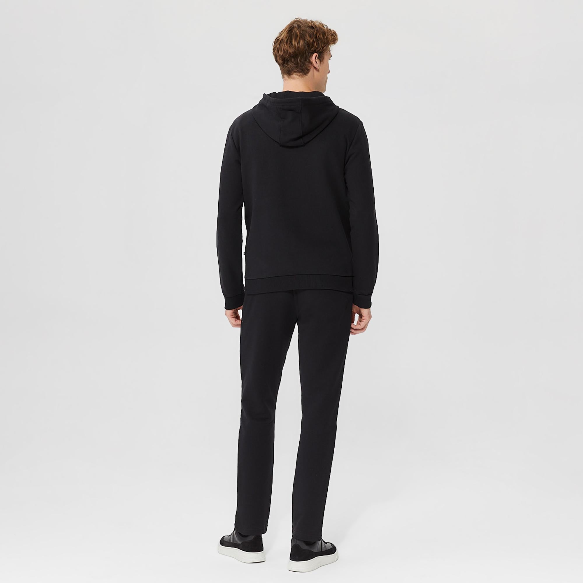 Nautica Erkek Siyah Standart Fit Sweatshirt