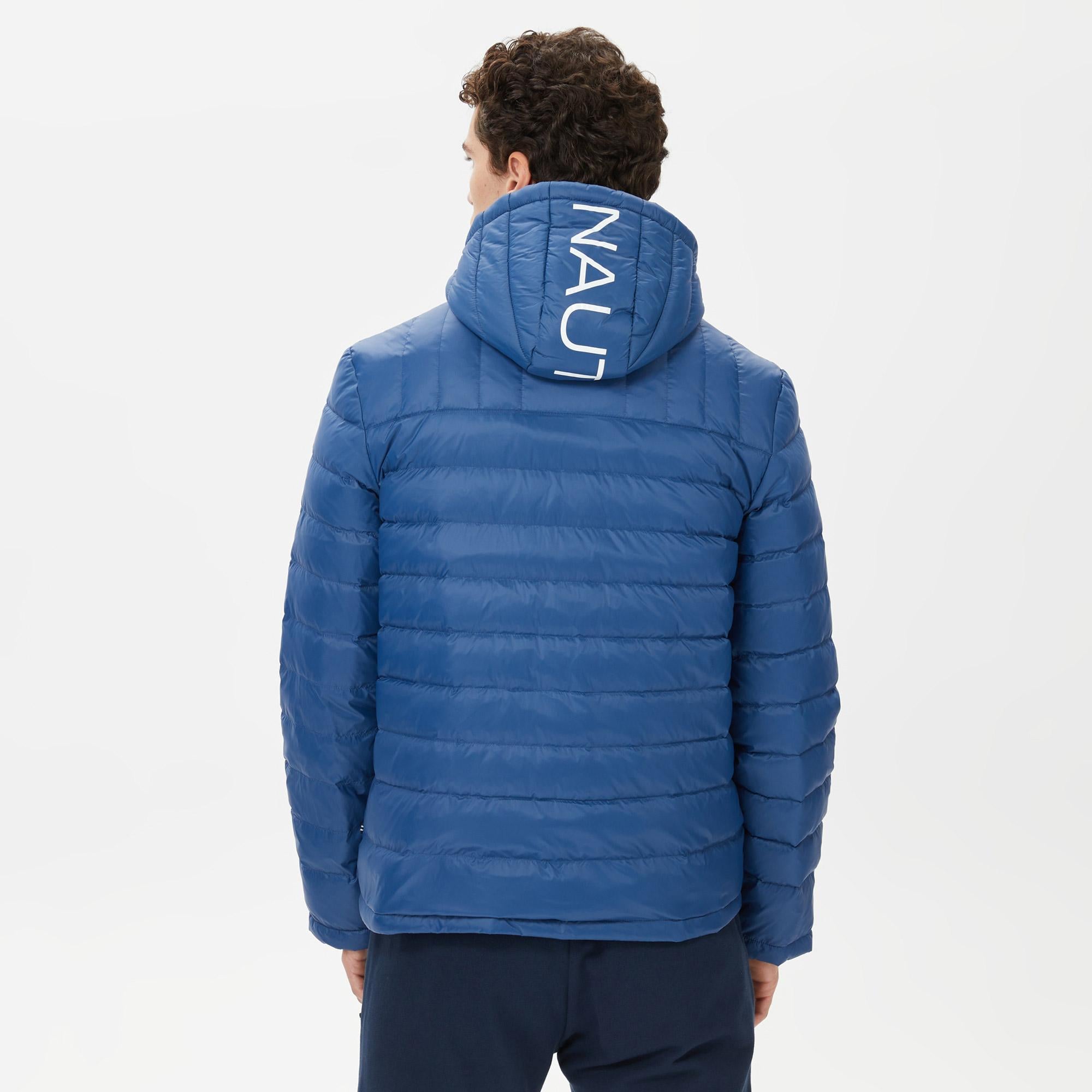 Nautica Erkek Mavi Standart Fit Mont