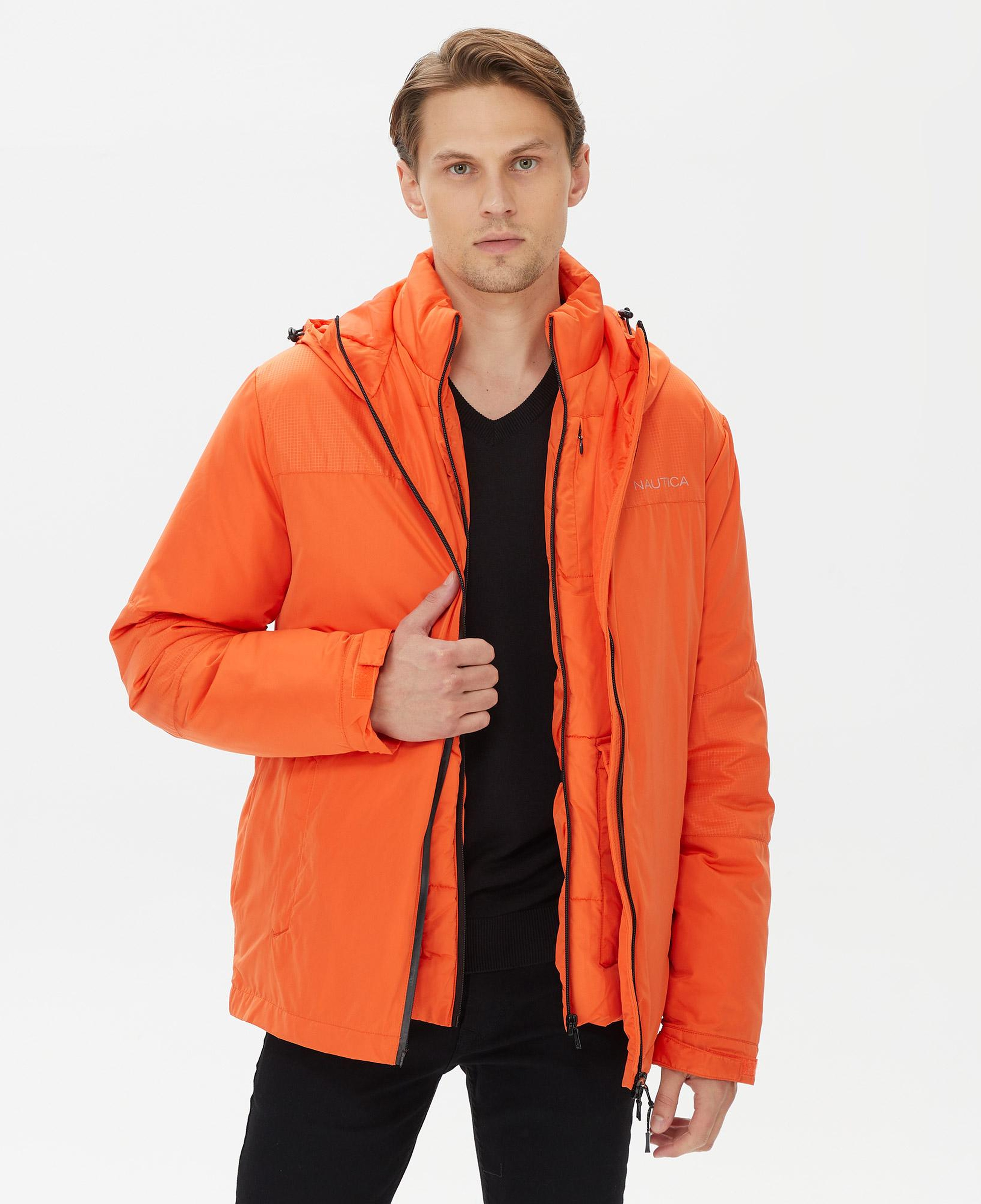 Nautica Erkek Turuncu Standart Fit Mont