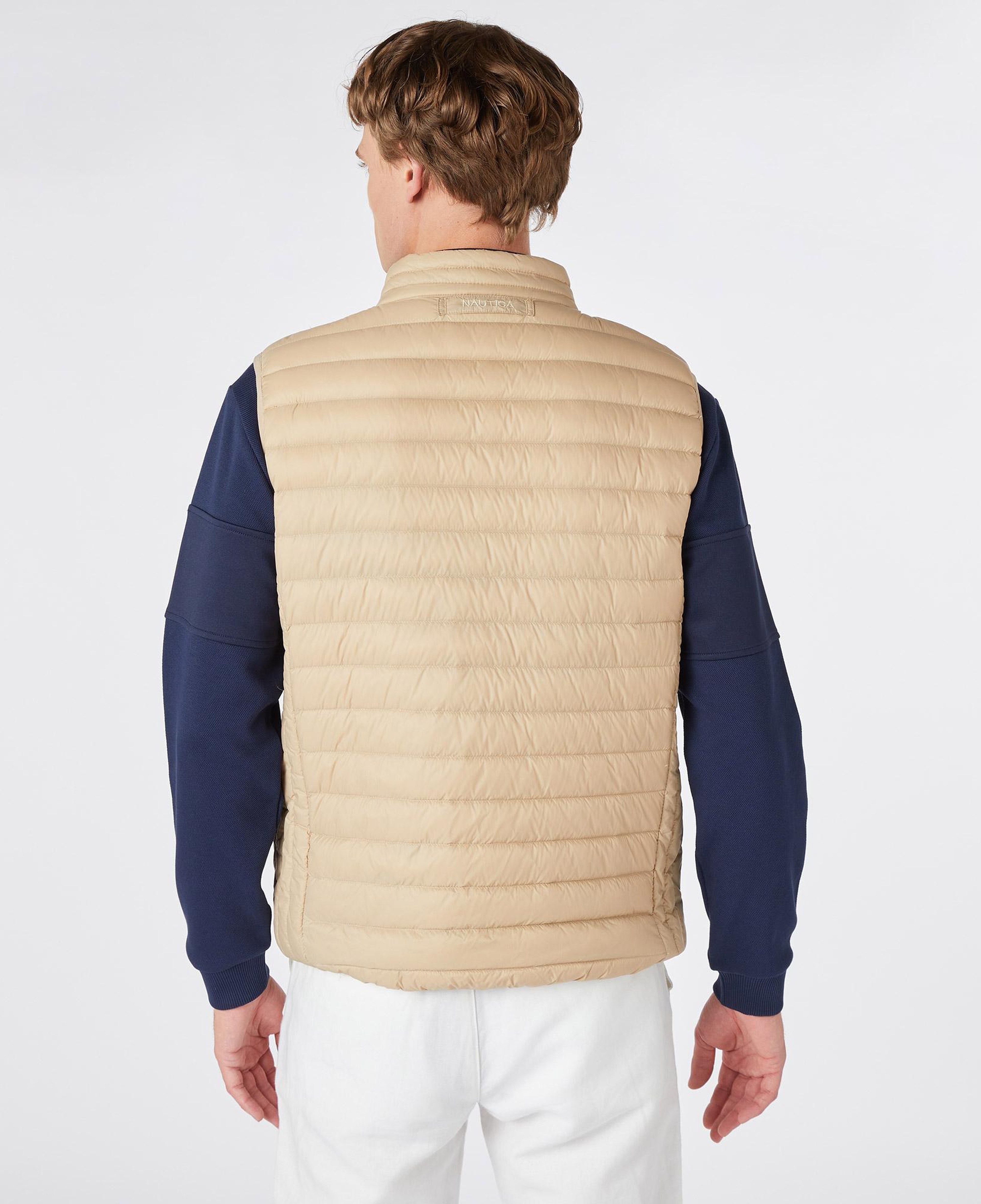 Nautica Erkek Bej Standart Fit Yelek