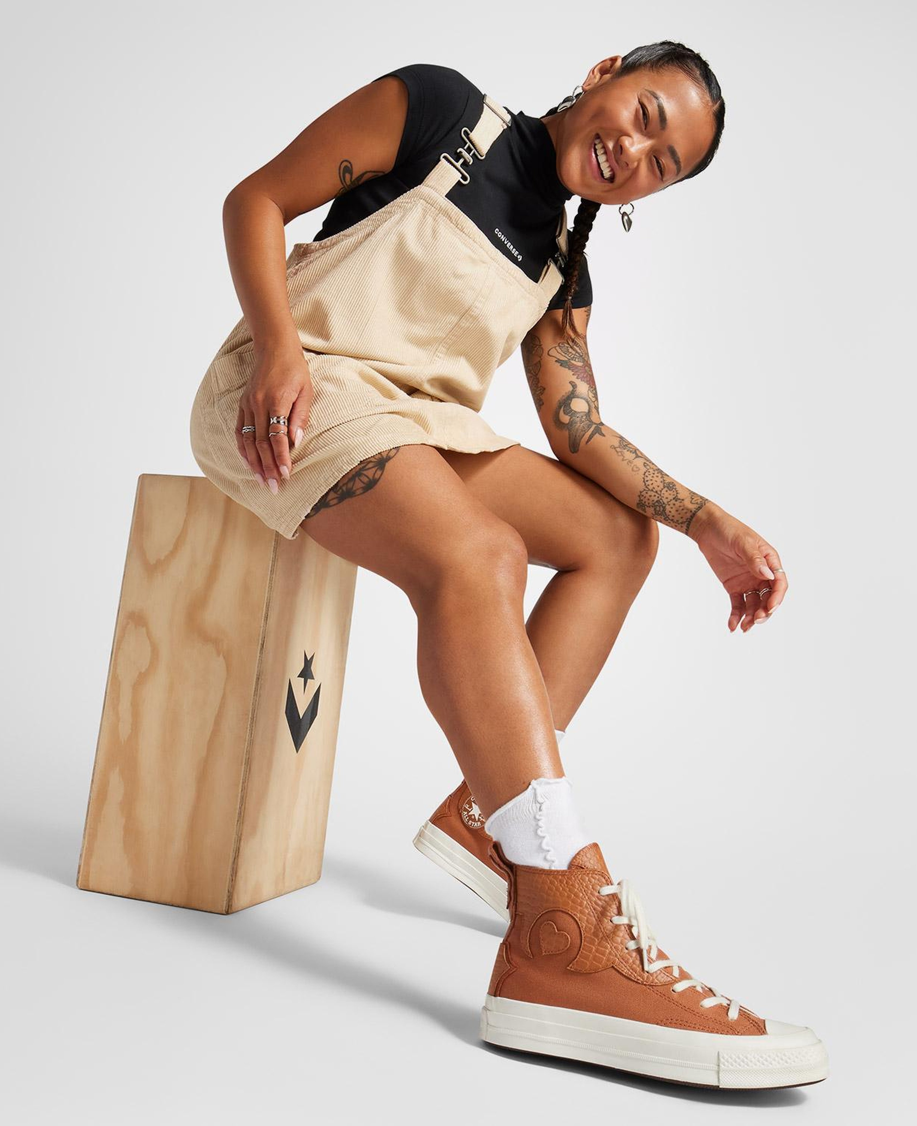 Converse Chuck 70 Kadın Turuncu Deri Sneaker