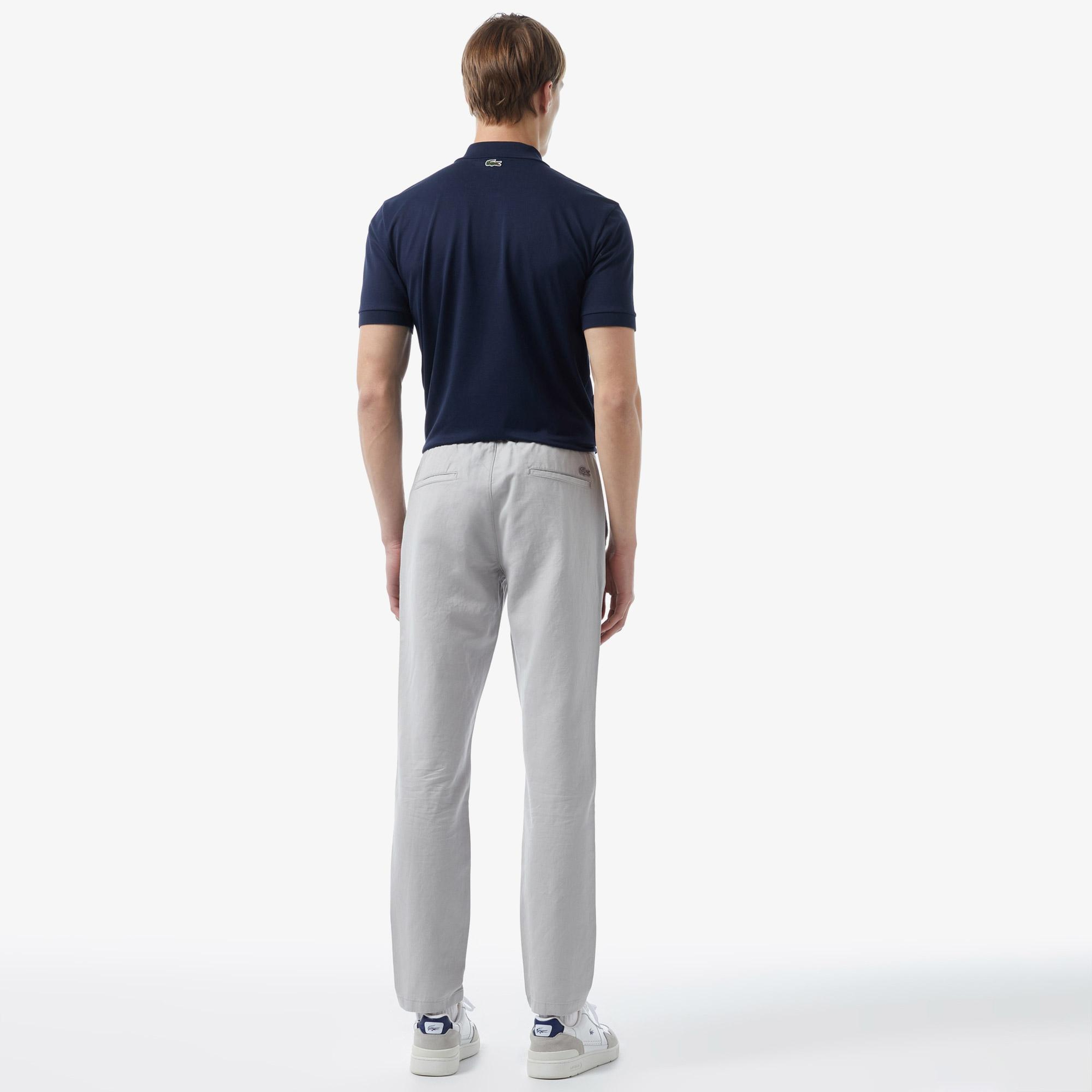 Erkek Tapered Fit Gri Pantolon