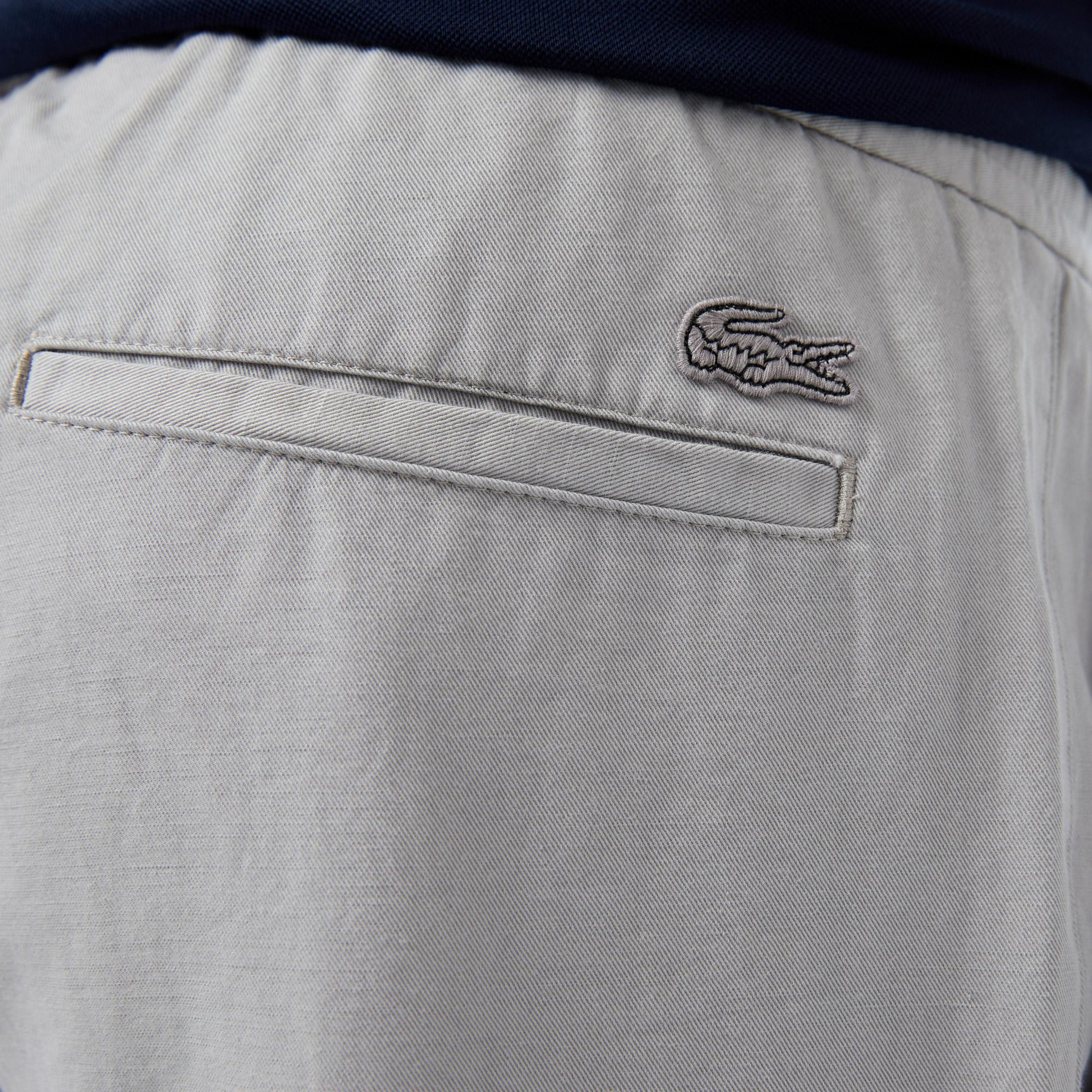 Erkek Tapered Fit Gri Pantolon