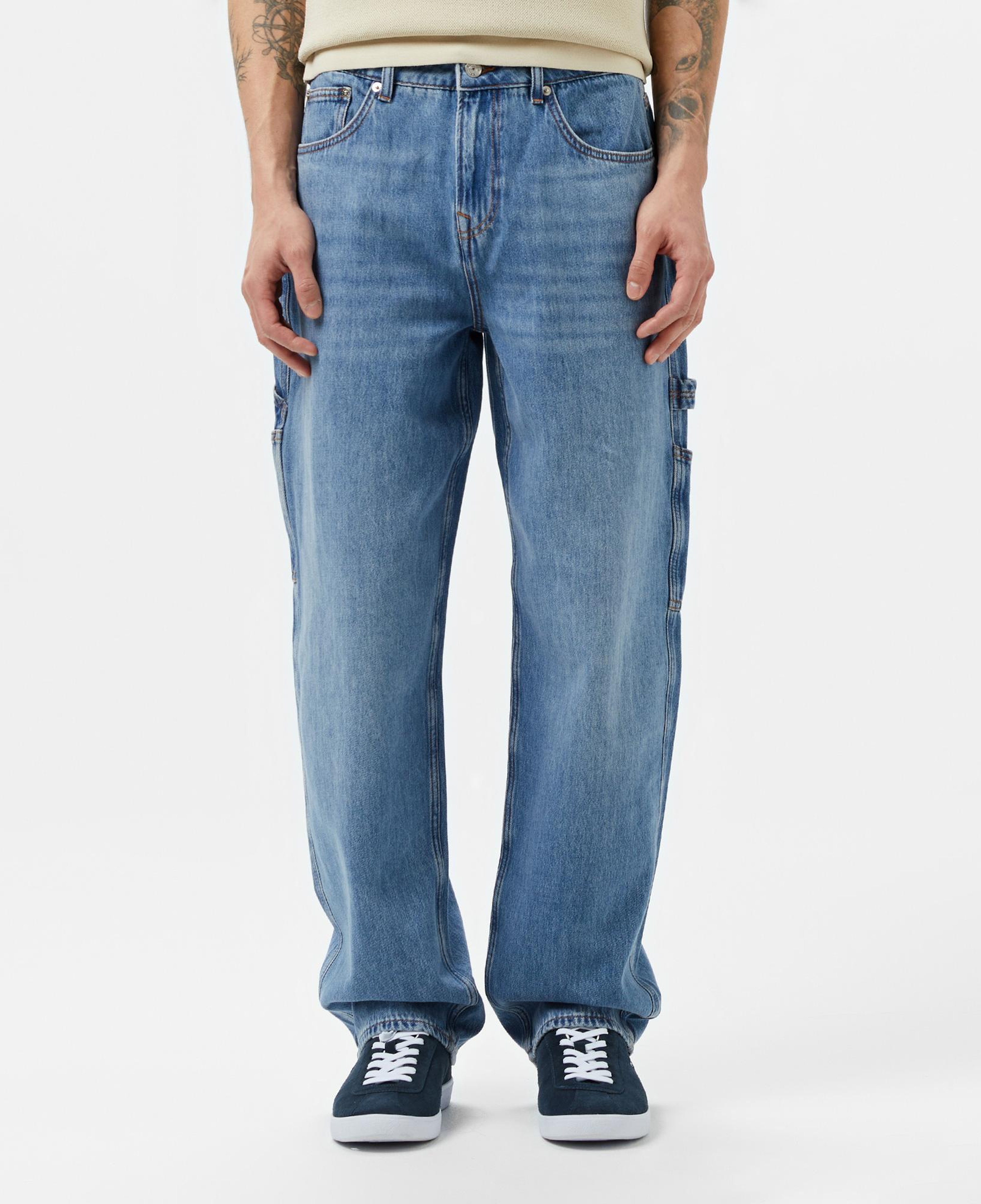 Erkek Koyu Mavi Jean Pantolon
