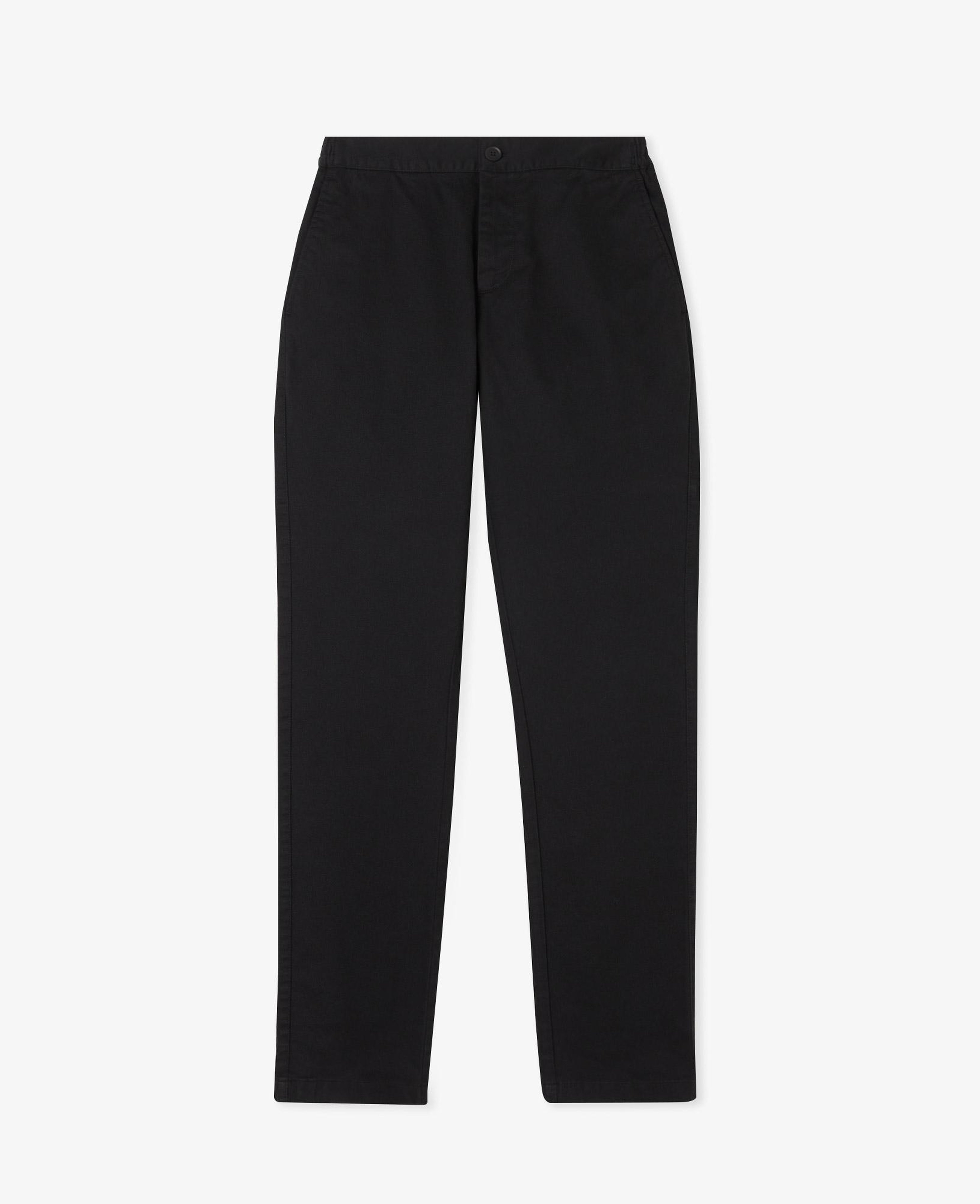 Erkek Slim Fit Siyah Chino Modal Karışımlı Pantolon