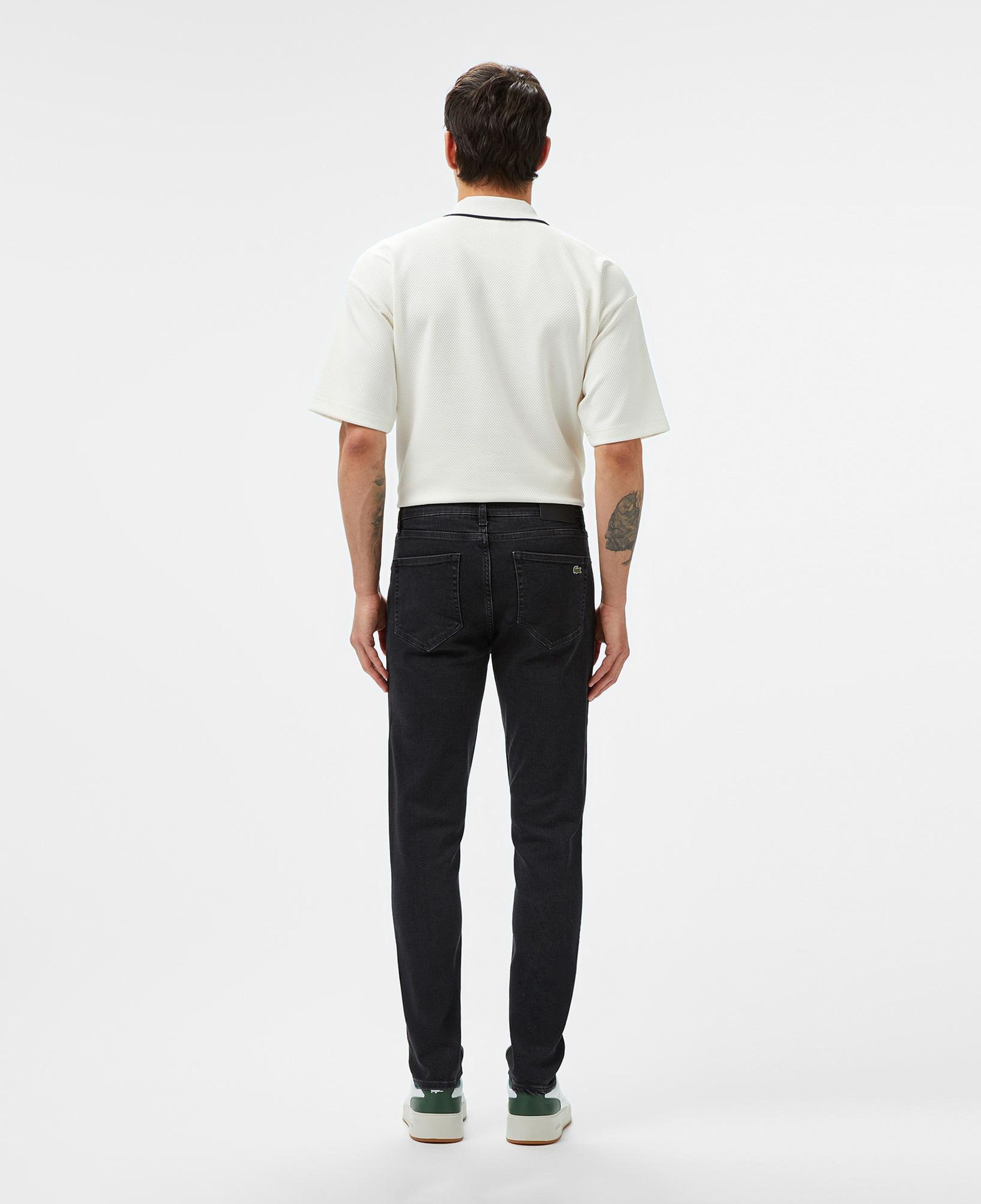 Erkek Slim Fit Siyah Jean Pantolon