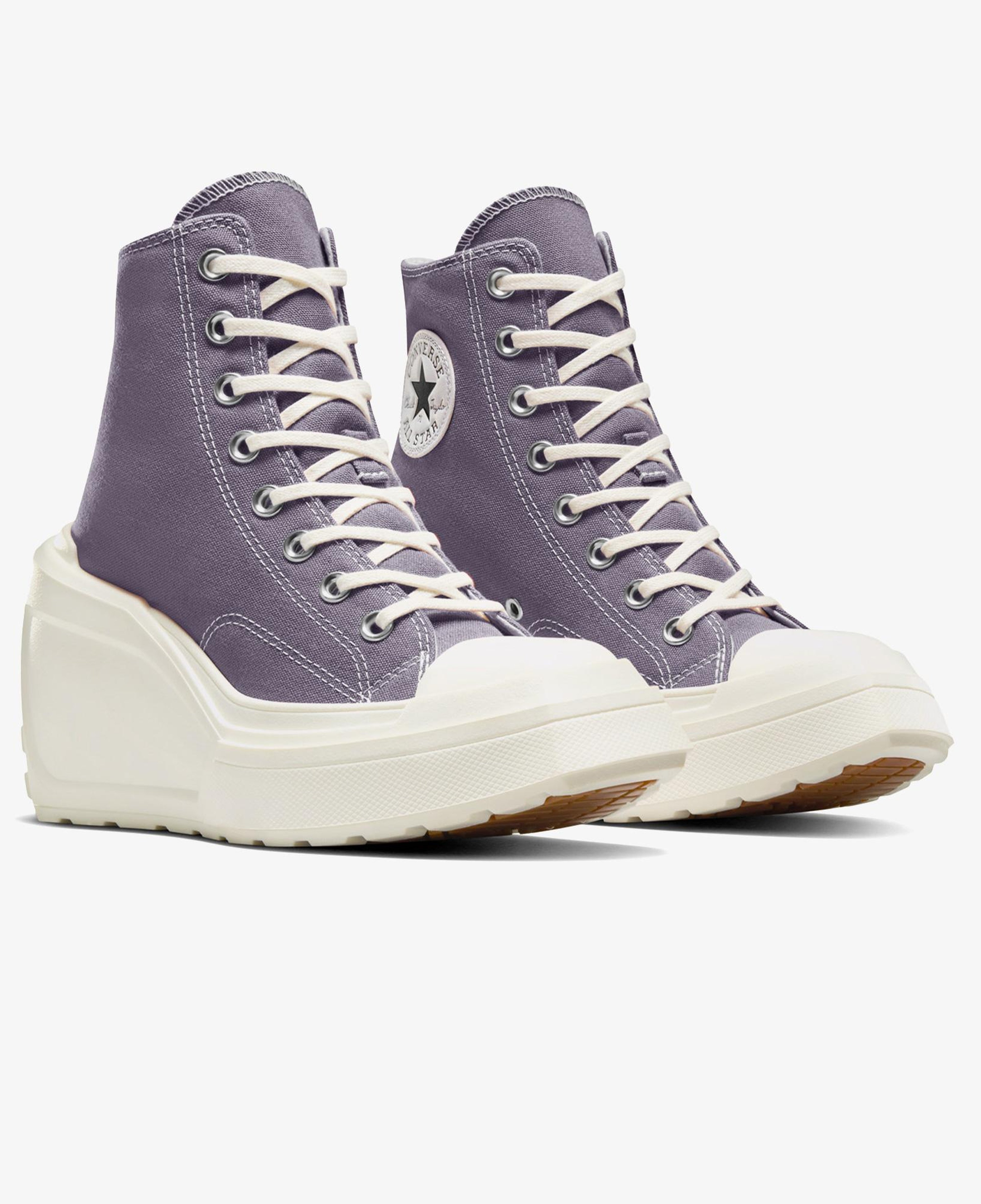 Converse Chuck 70 De Luxe Wedge Unisex Mor Platform Sneaker