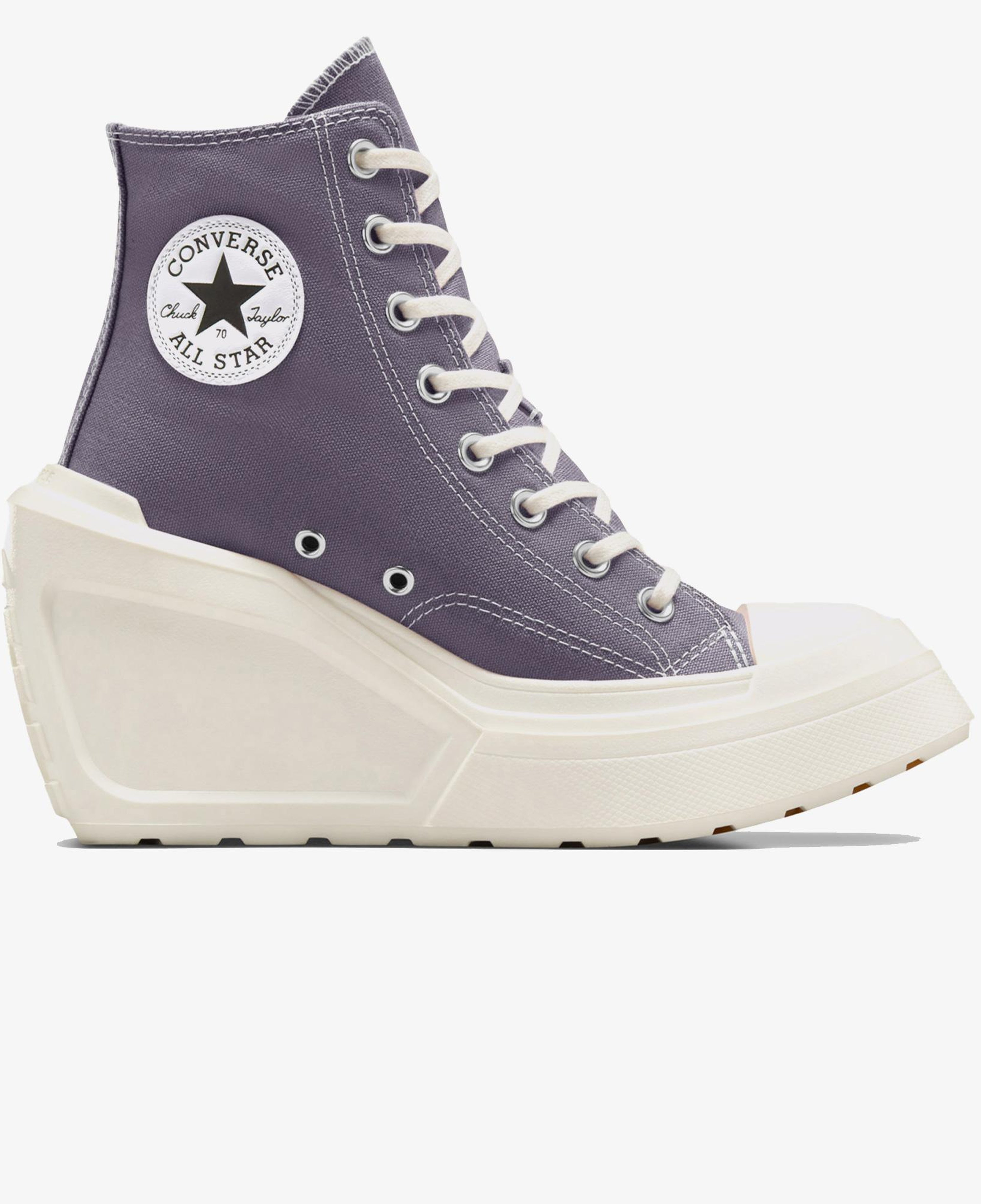 Converse Chuck 70 De Luxe Wedge Unisex Mor Platform Sneaker