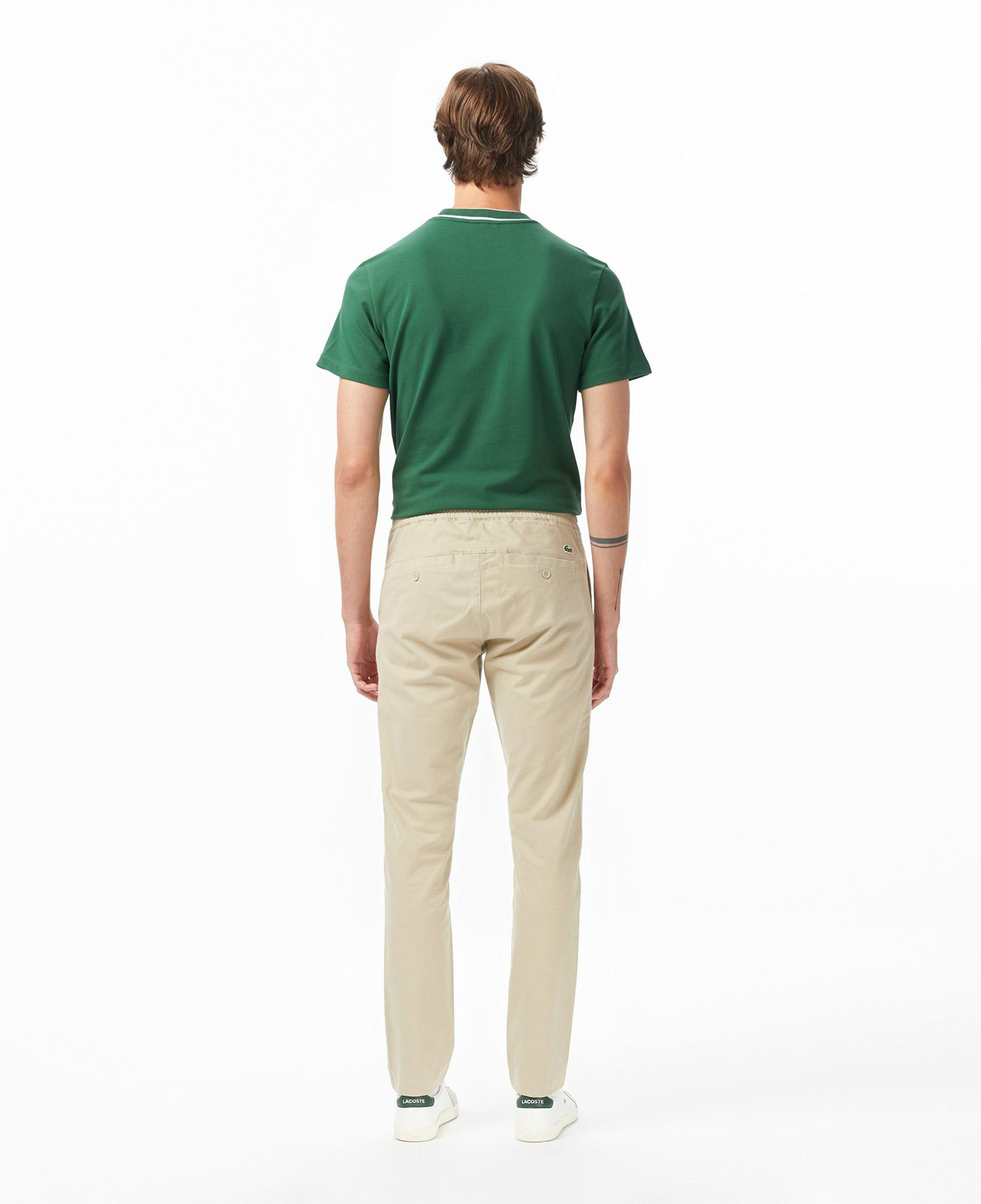 Lacoste Erkek Slim Fit Kahverengi Chino Modal Karışımlı Pantolon