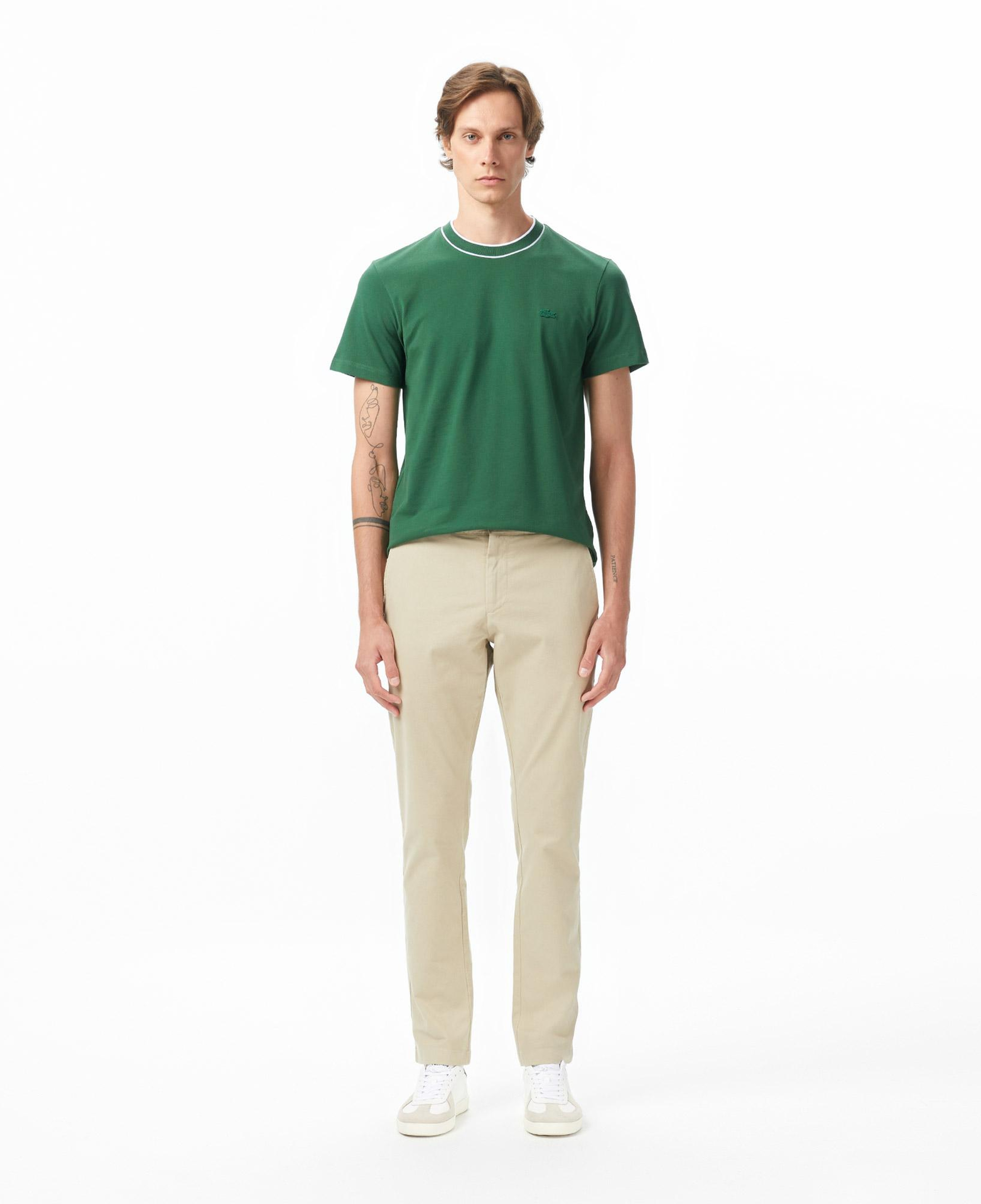 Lacoste Erkek Slim Fit Kahverengi Chino Modal Karışımlı Pantolon