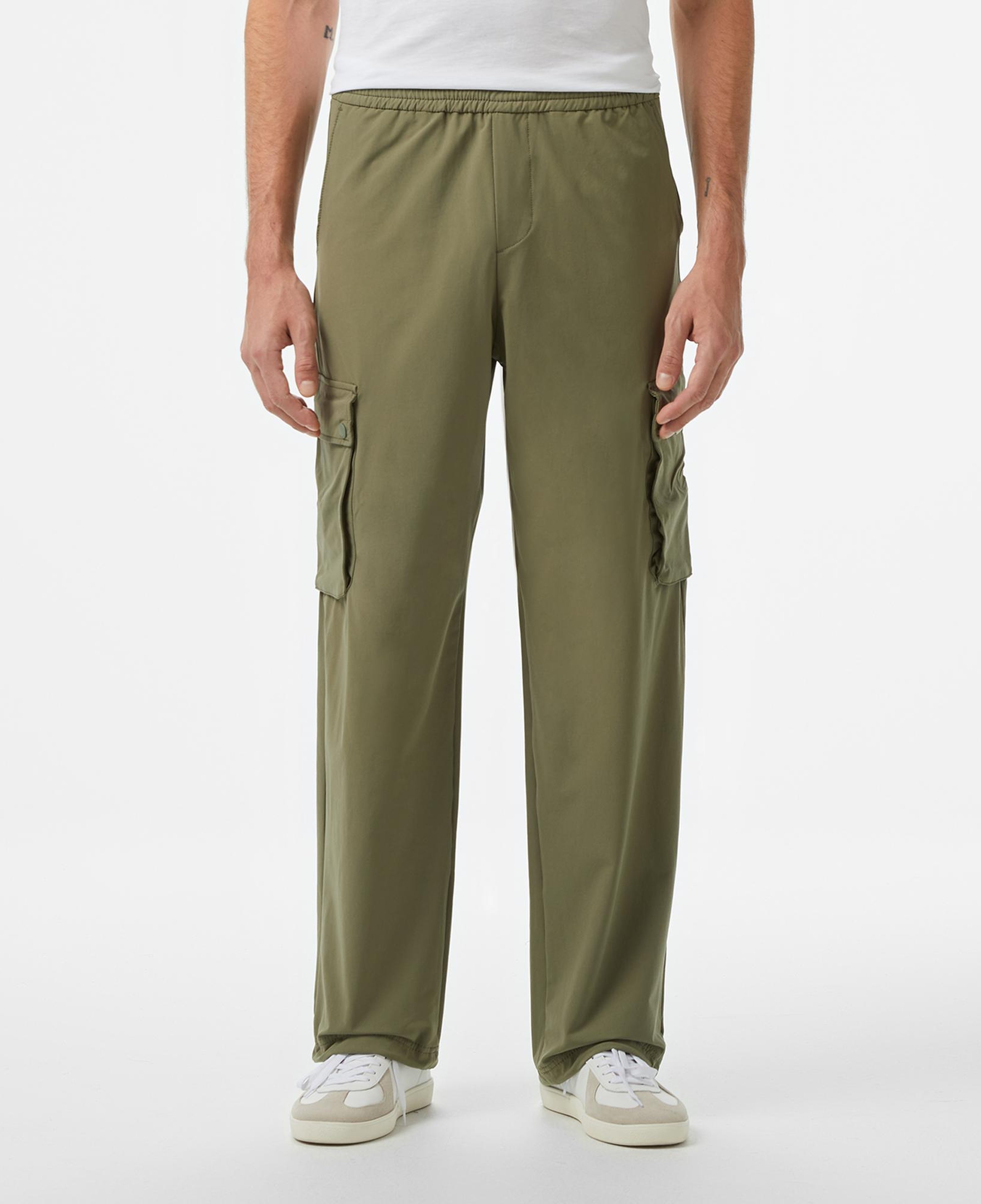 Erkek Relaxed Fit Jogger Haki Pantolon