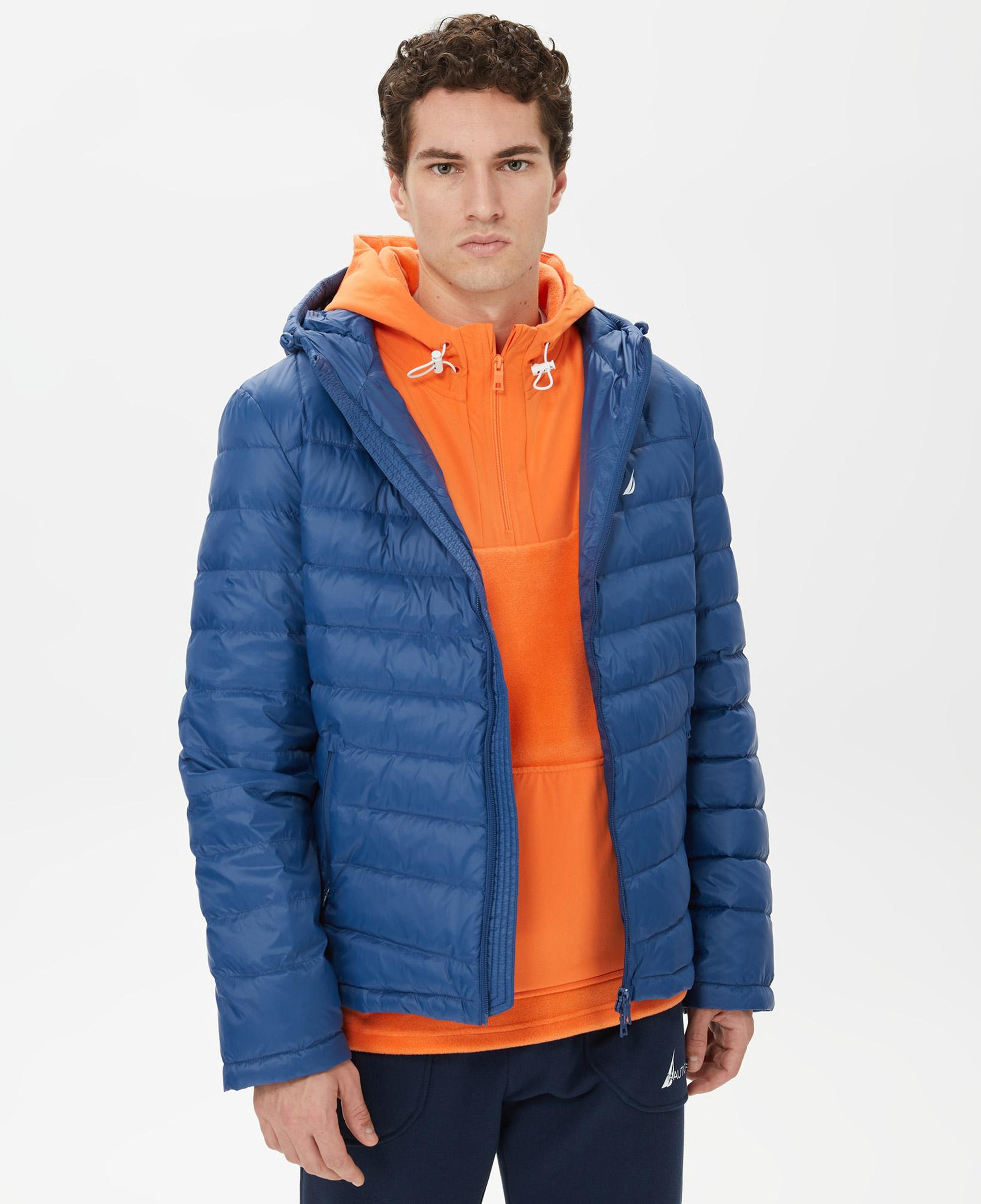 Nautica Erkek Mavi Standart Fit Mont