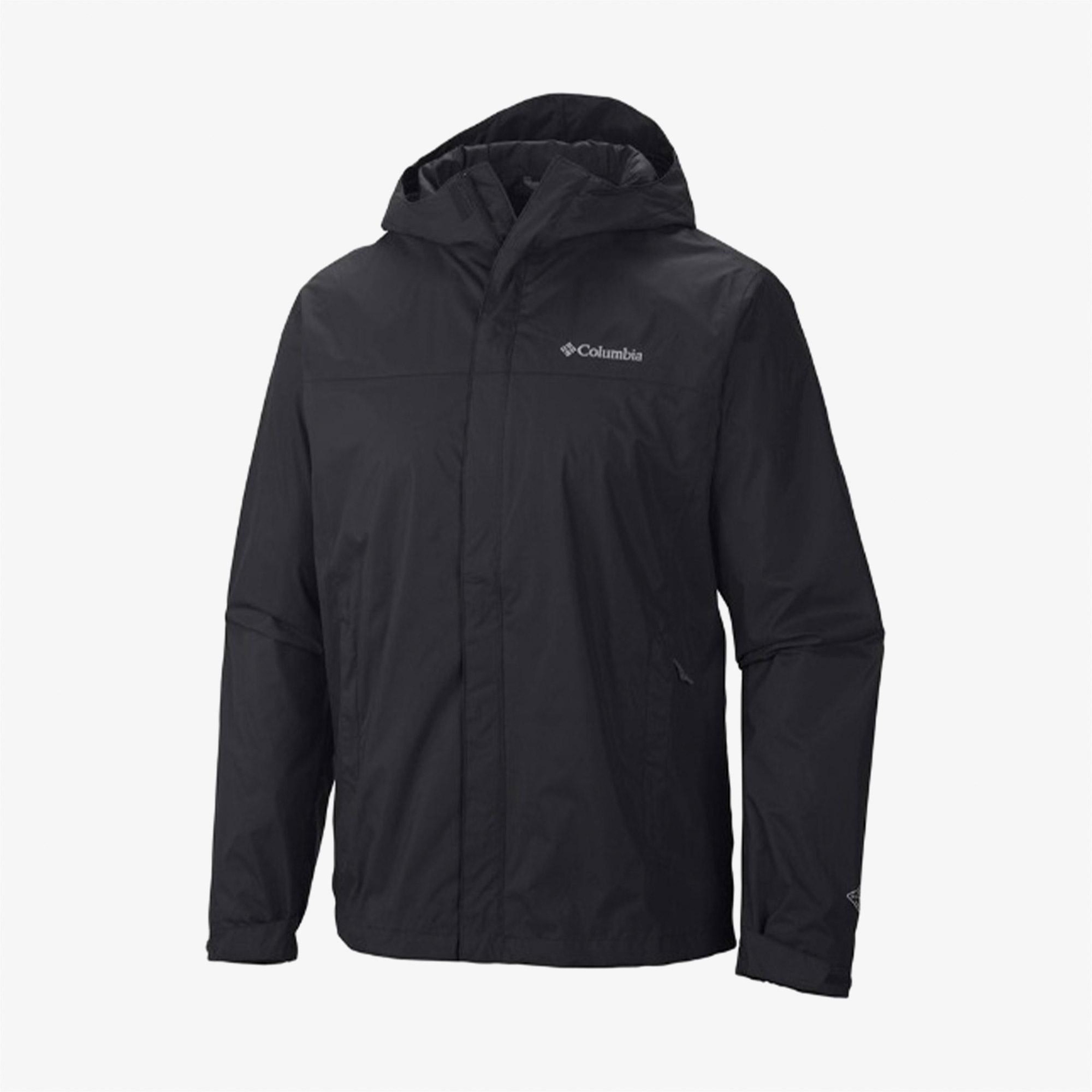 Columbia Watertight Erkek Siyah Yağmurluk