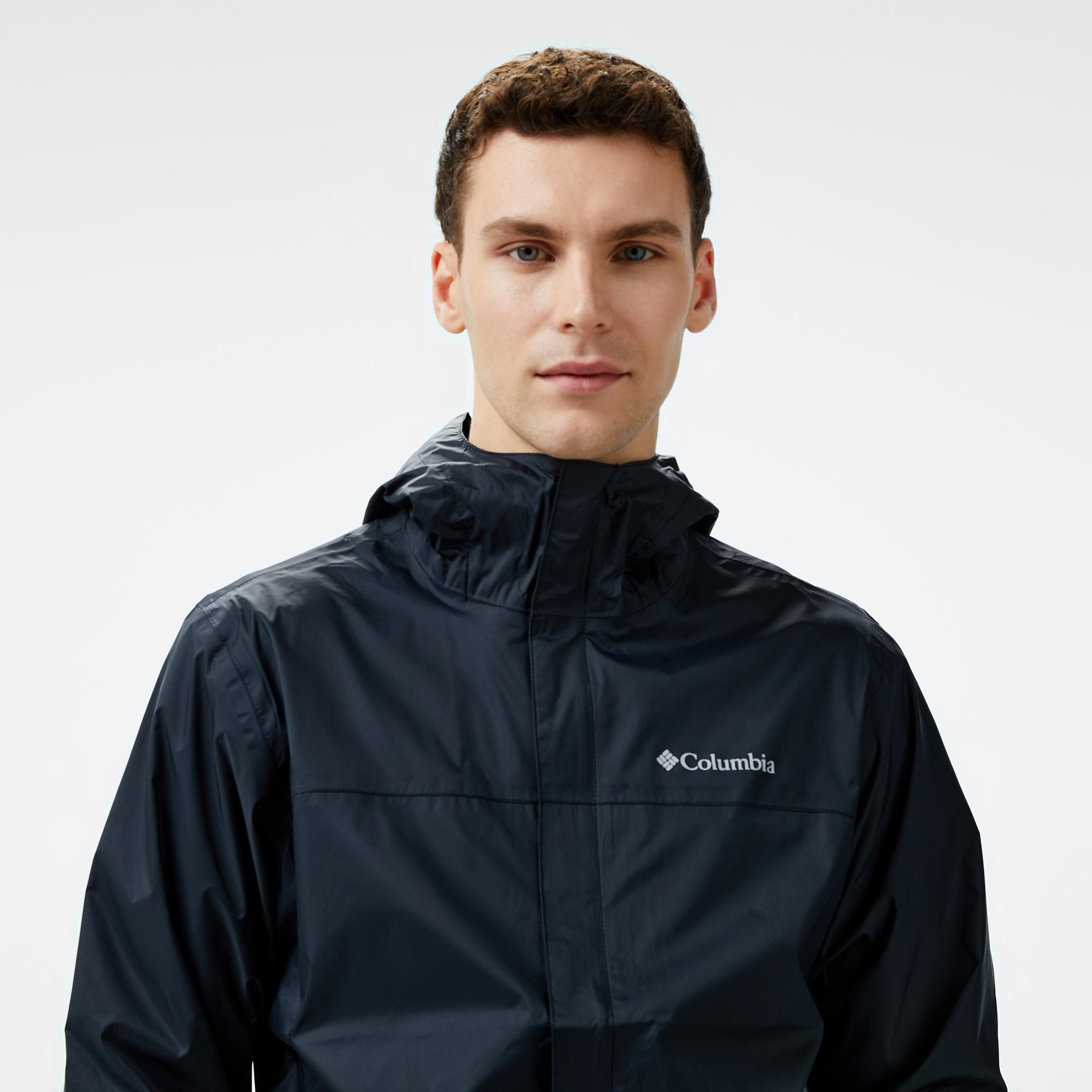 Columbia Watertight Erkek Siyah Yağmurluk
